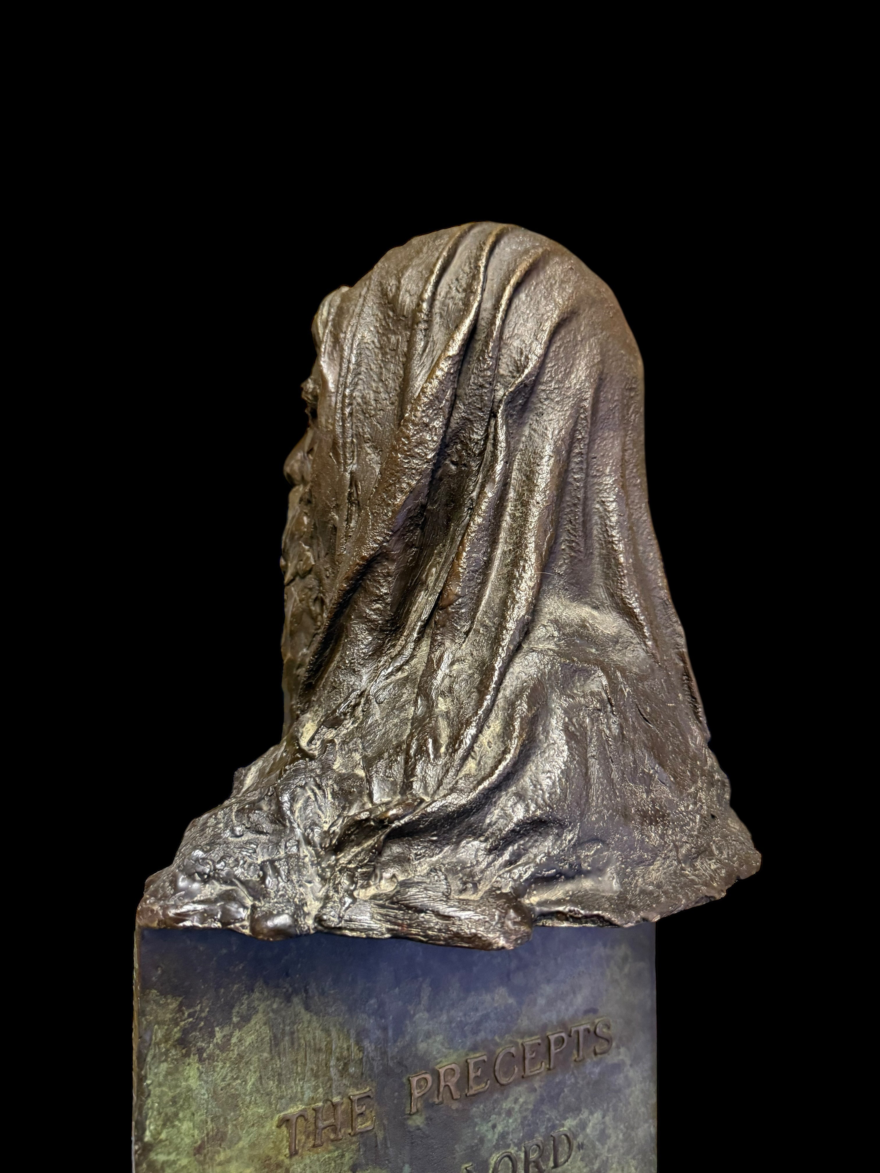 A Limited Edition Patinated Sculpture Of Moses
