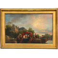 19th Century Oil On Canvas Painting