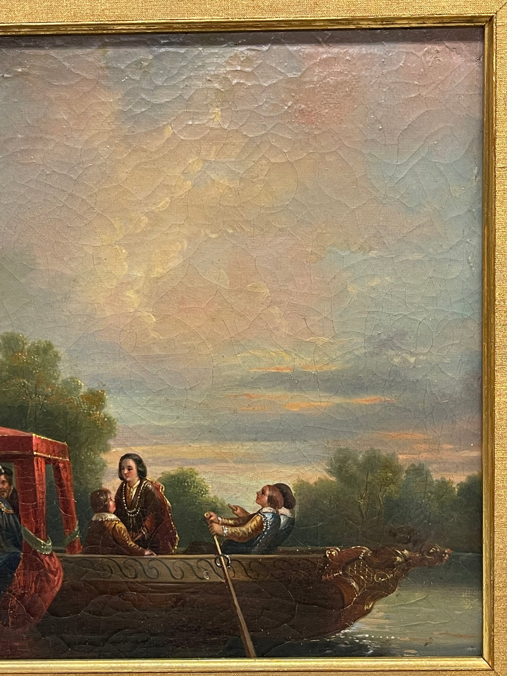 19th Century Oil On Canvas Painting