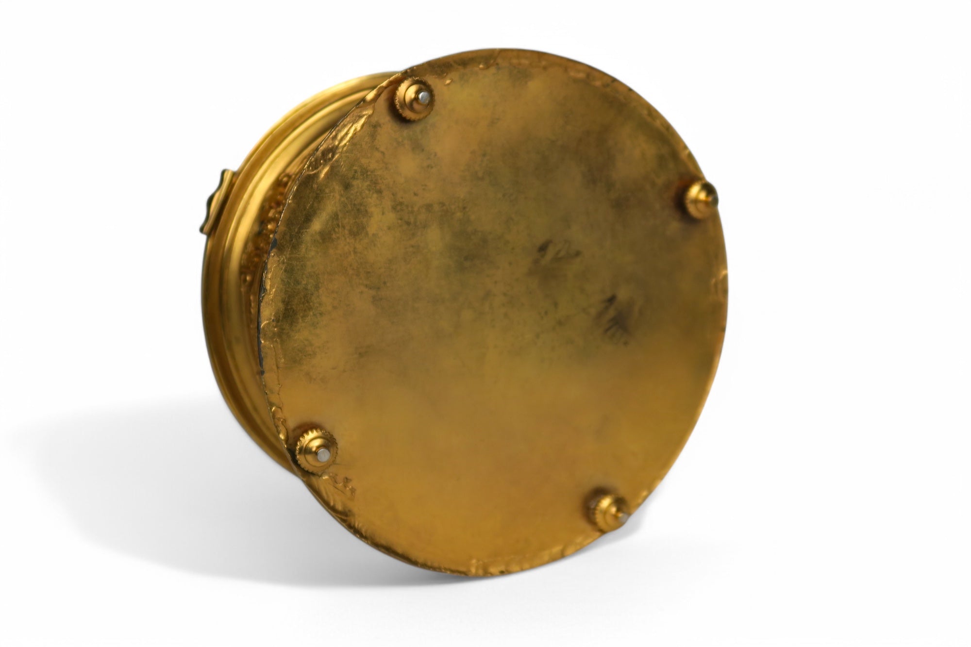 19th Century French Gilt Bronze Hinged Jewelry Box