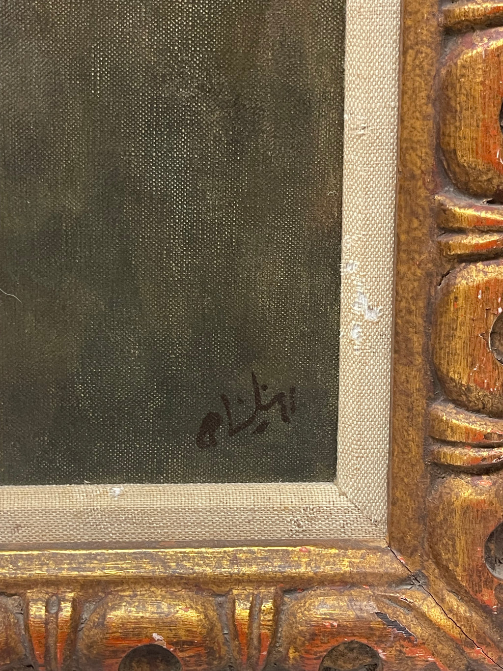Oil On Canvas Painting The Green Bolero By Robert Philipp