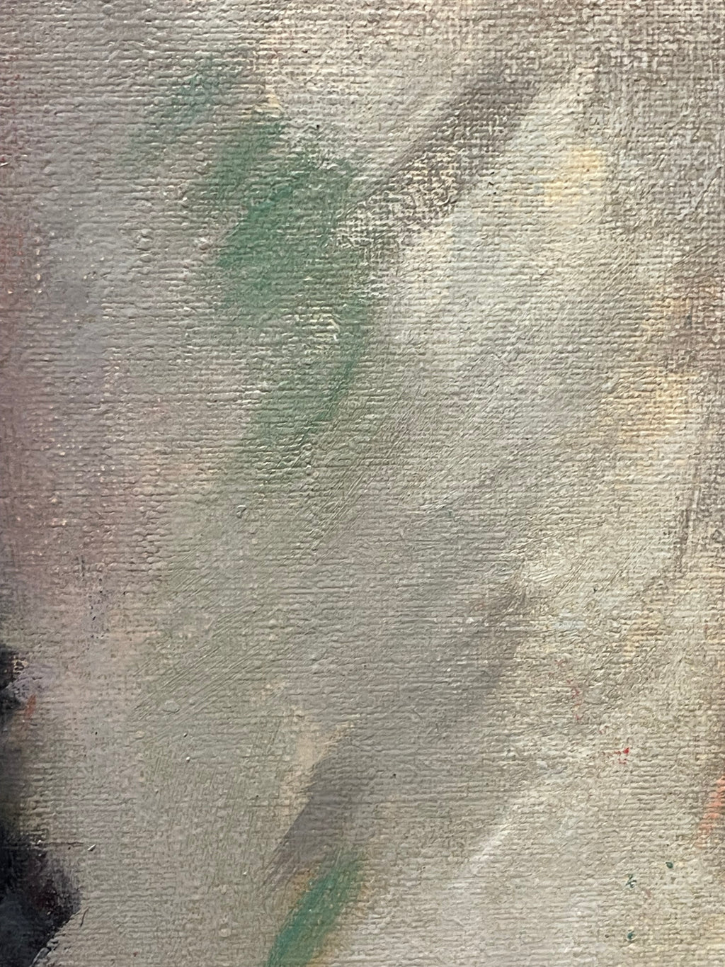 An Oil on Canvas Painting of a Lady’s Portrait