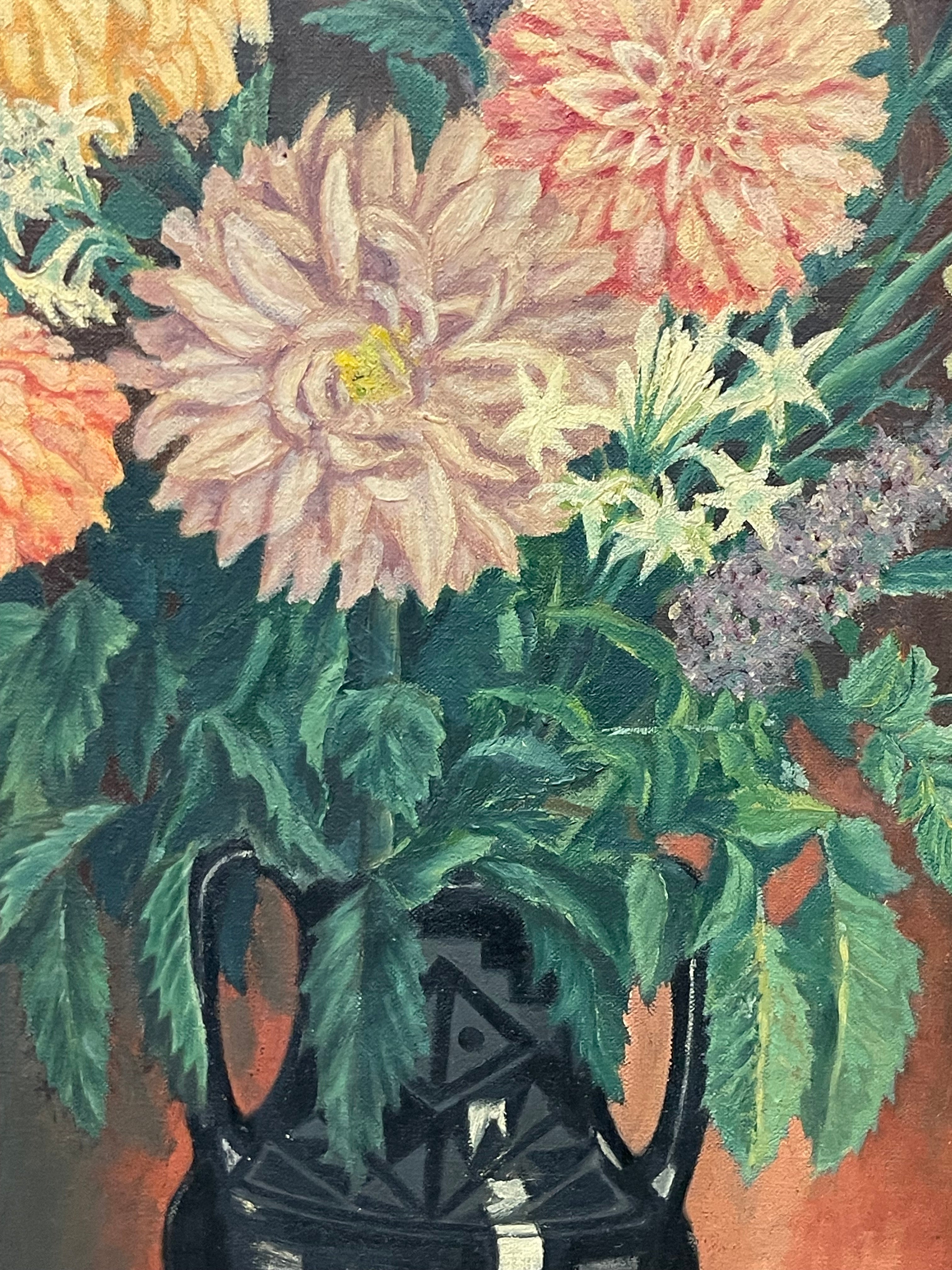 Oil on Canvas Painting Still Life Bouquet Painting