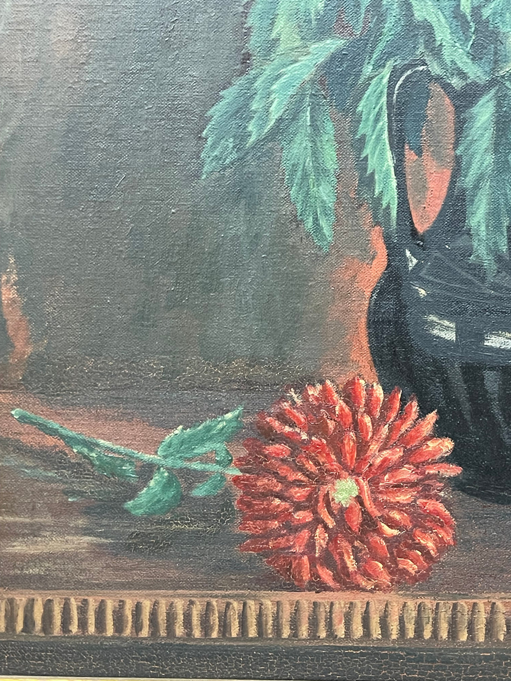 Oil on Canvas Painting Still Life Bouquet Painting