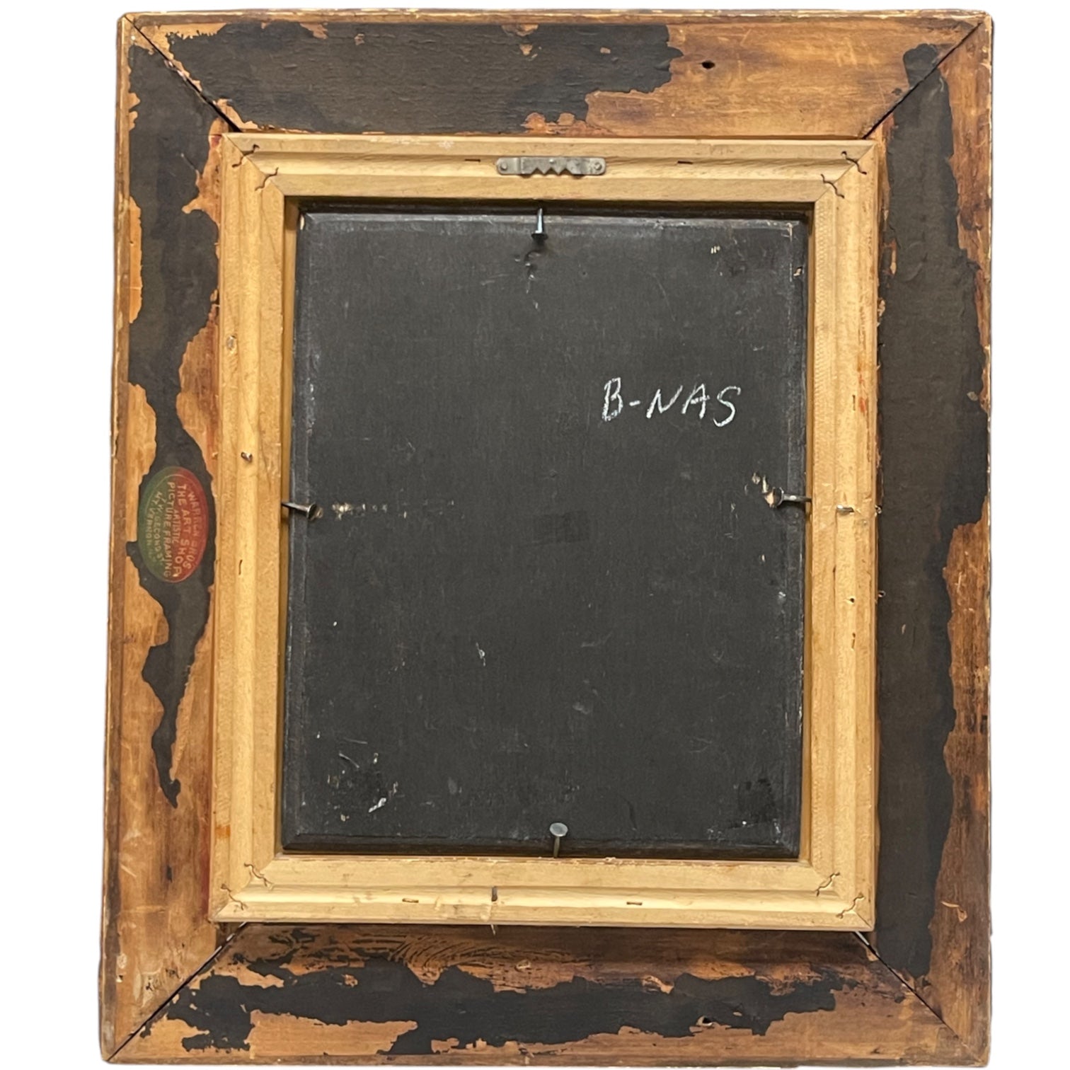 An Oil on Board Painting Depicting a Seated Young Girl at a Train Station