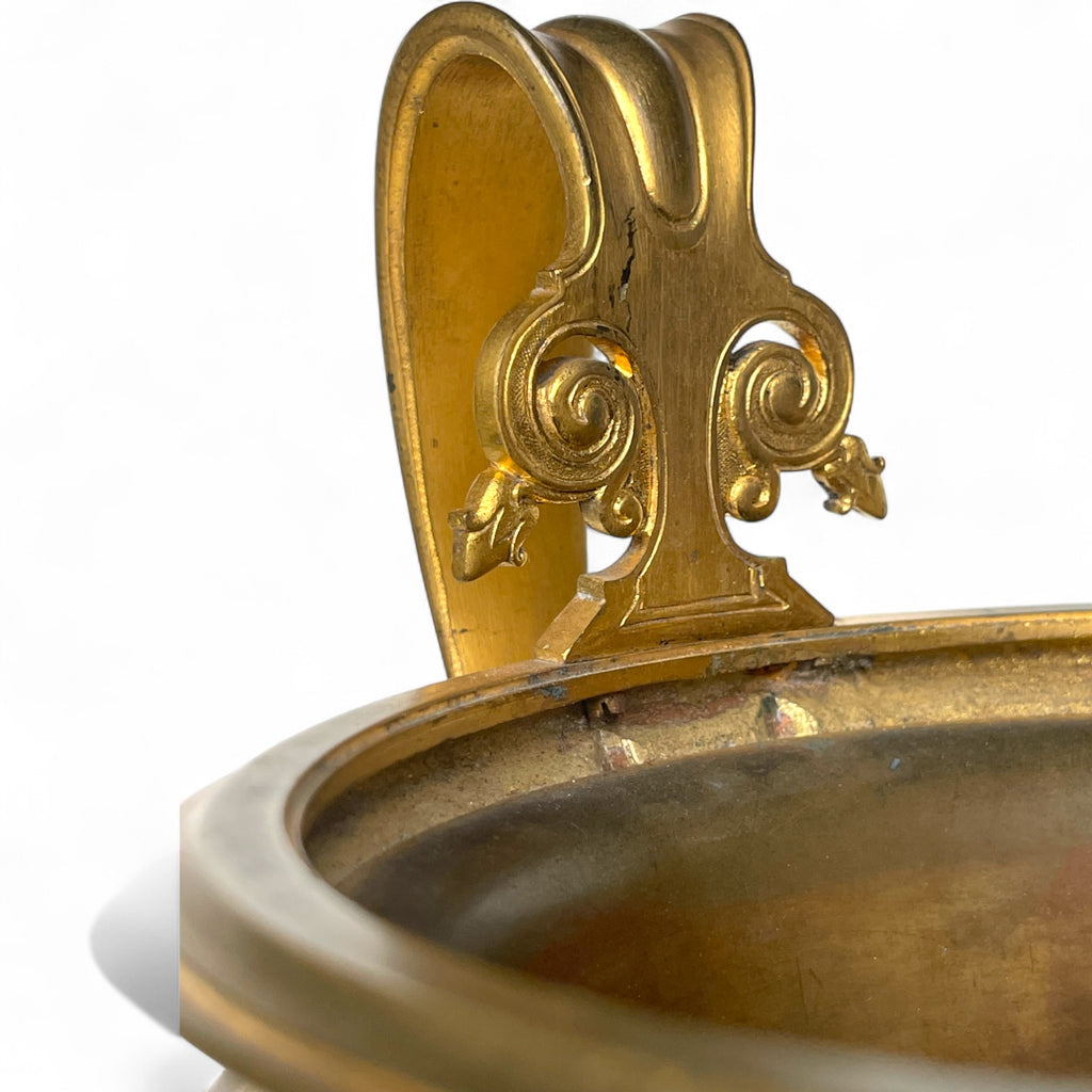 19th Century French Barbedienne Ormolu Mounted Rouge Marble Centerpiece