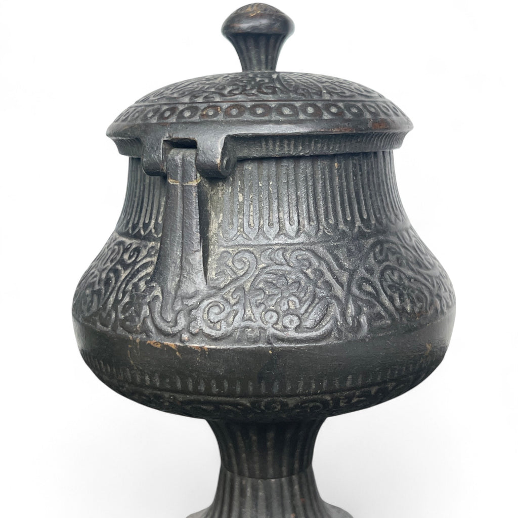 19th Century French F. Barbedienne Patinated Bronze Persian Pattern Inkwell