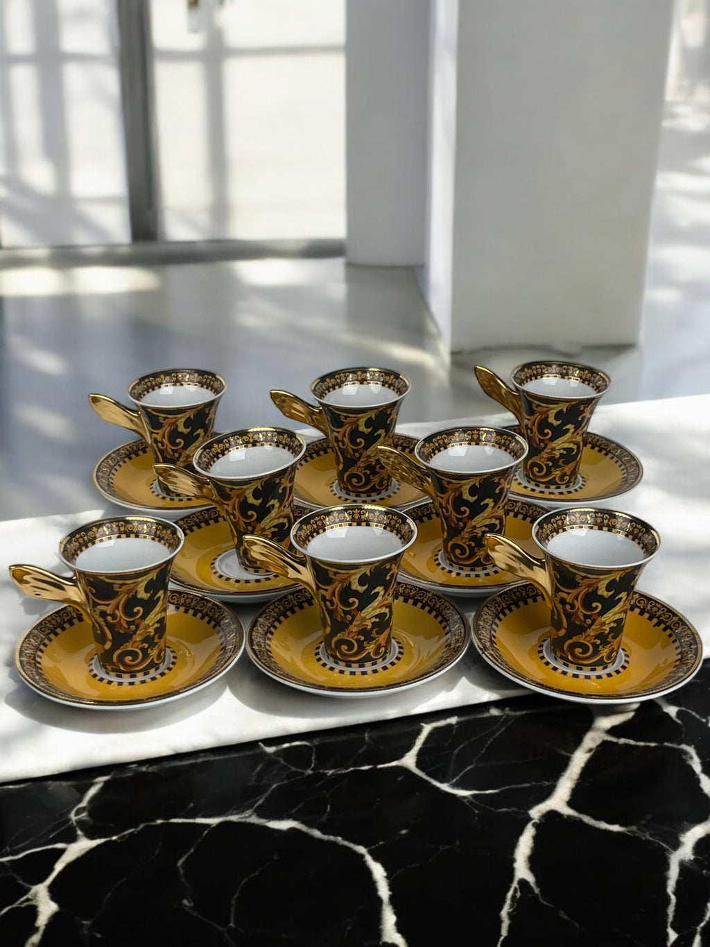A Versace for Rosenthal Porcelain Coffee Set