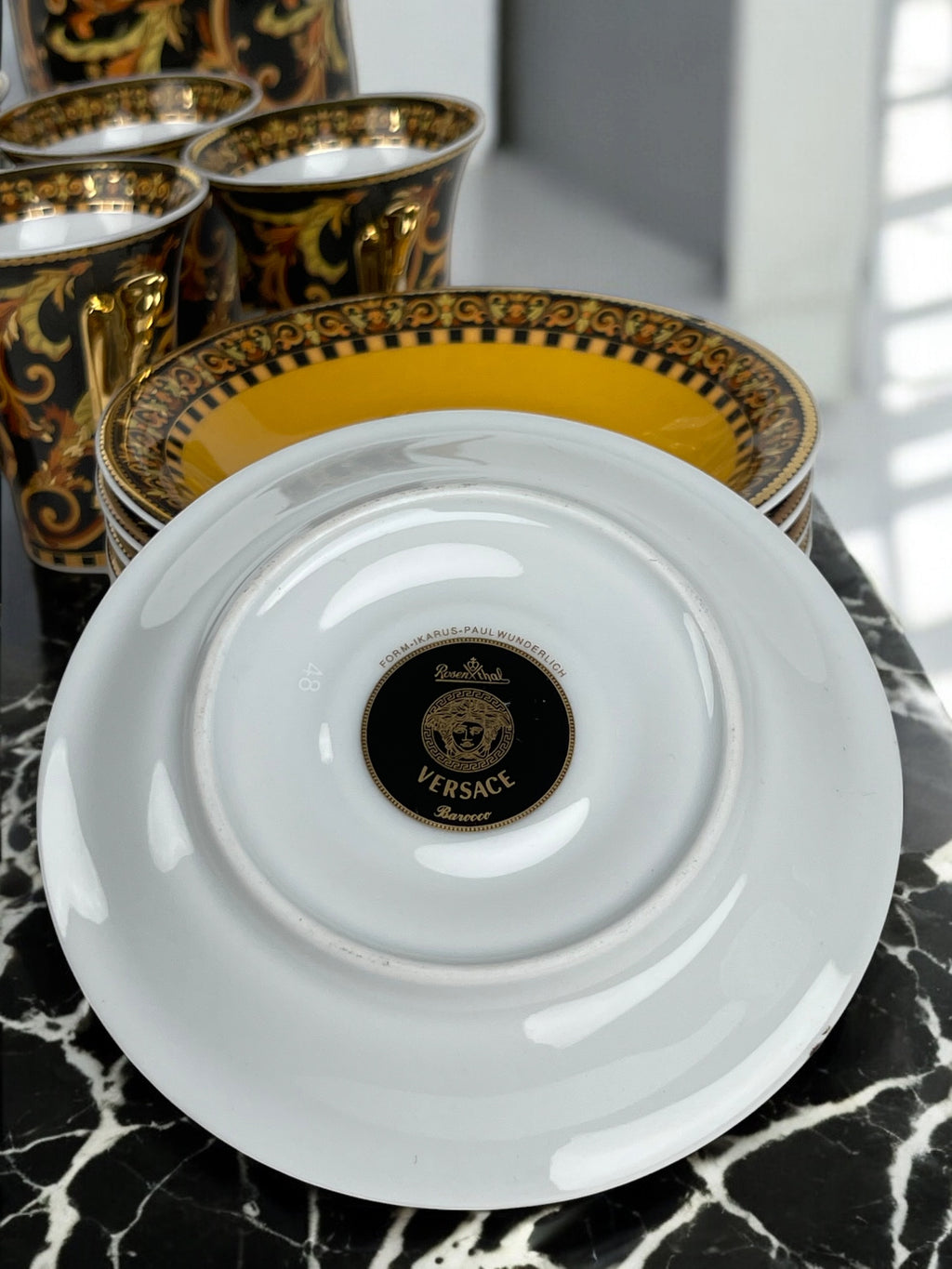 A Versace for Rosenthal Porcelain Coffee Set