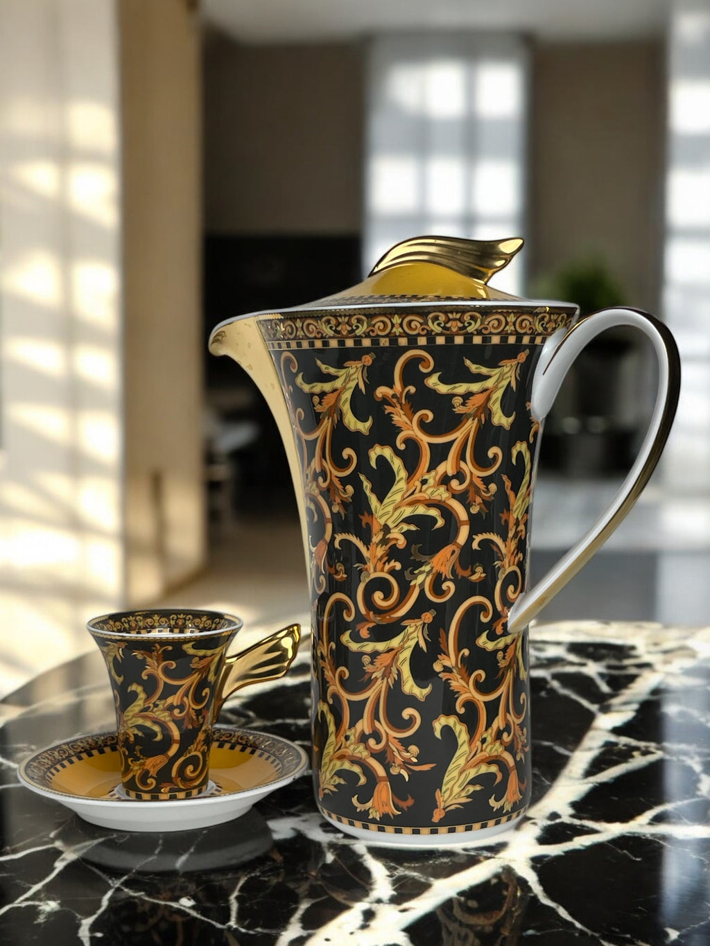 A Versace for Rosenthal Porcelain Coffee Set