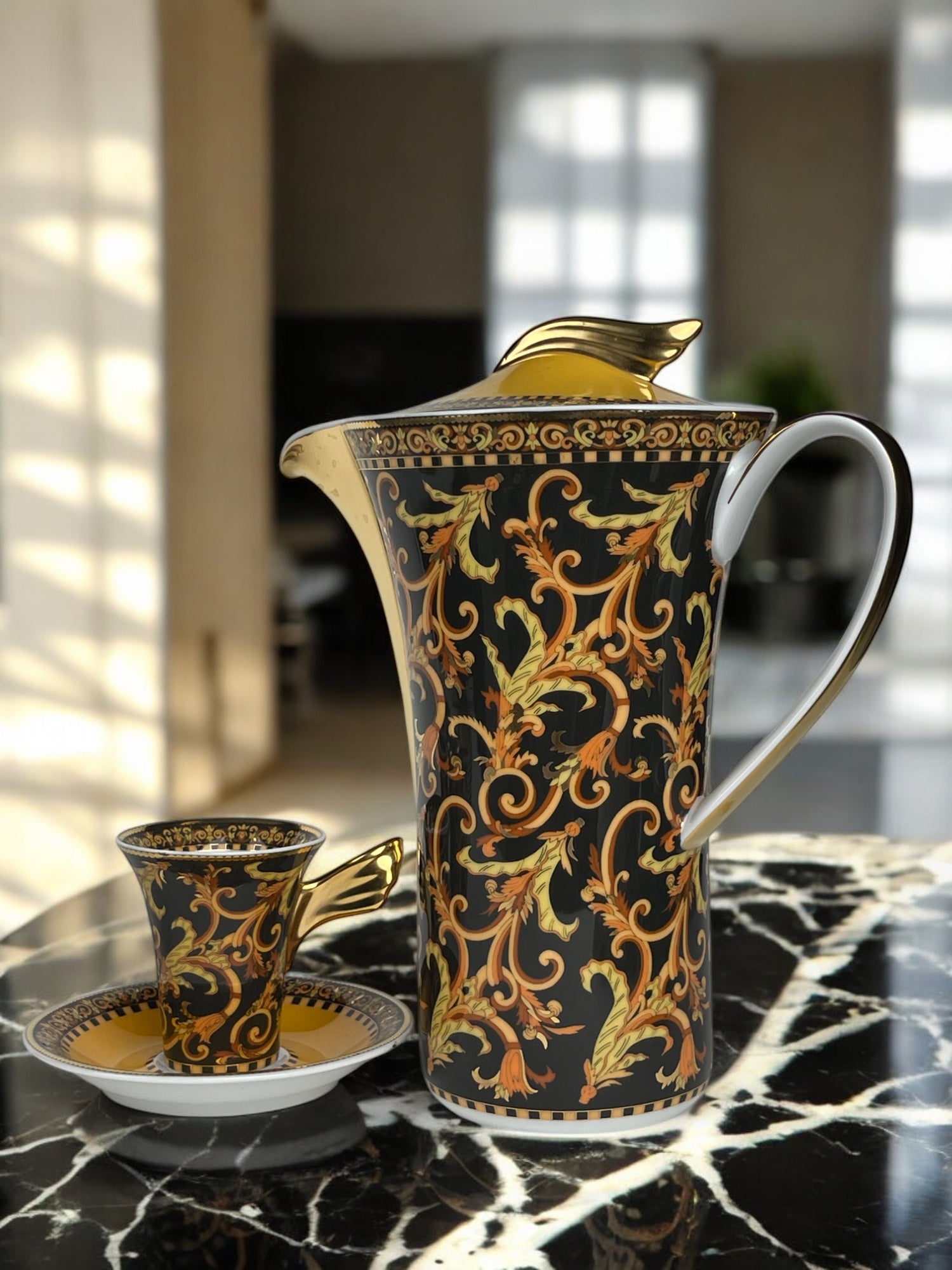 A Versace for Rosenthal Porcelain Coffee Set