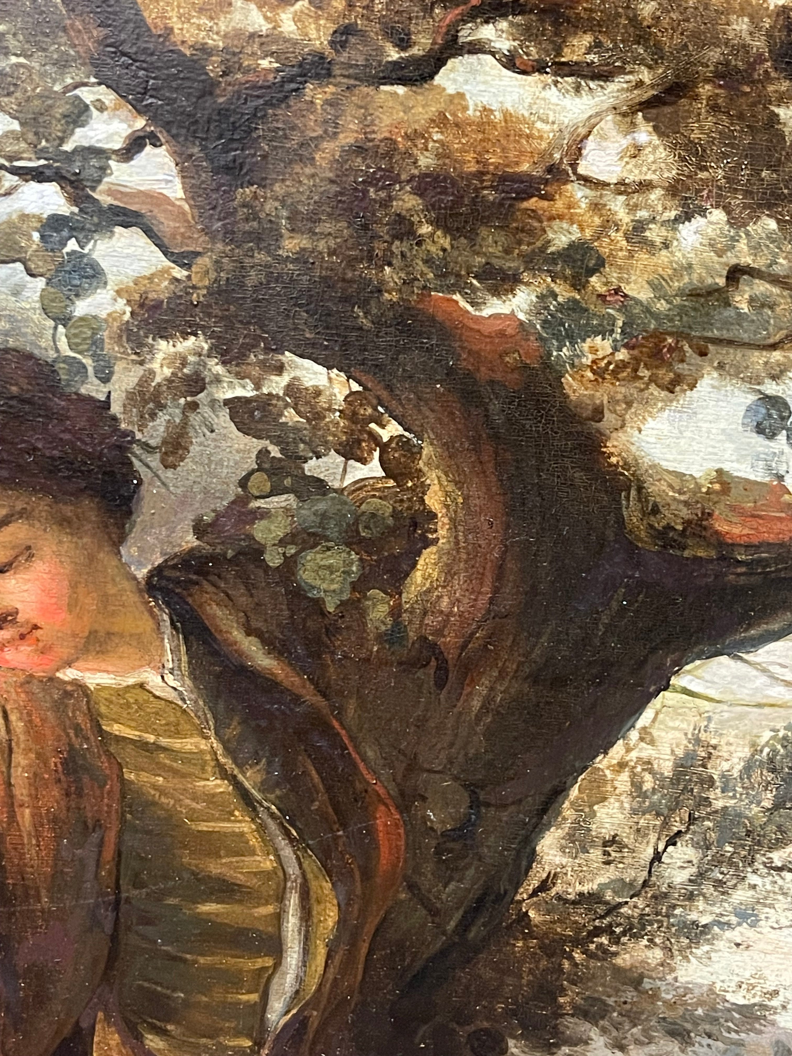 A 19th Century French Oil on Canvas Painting