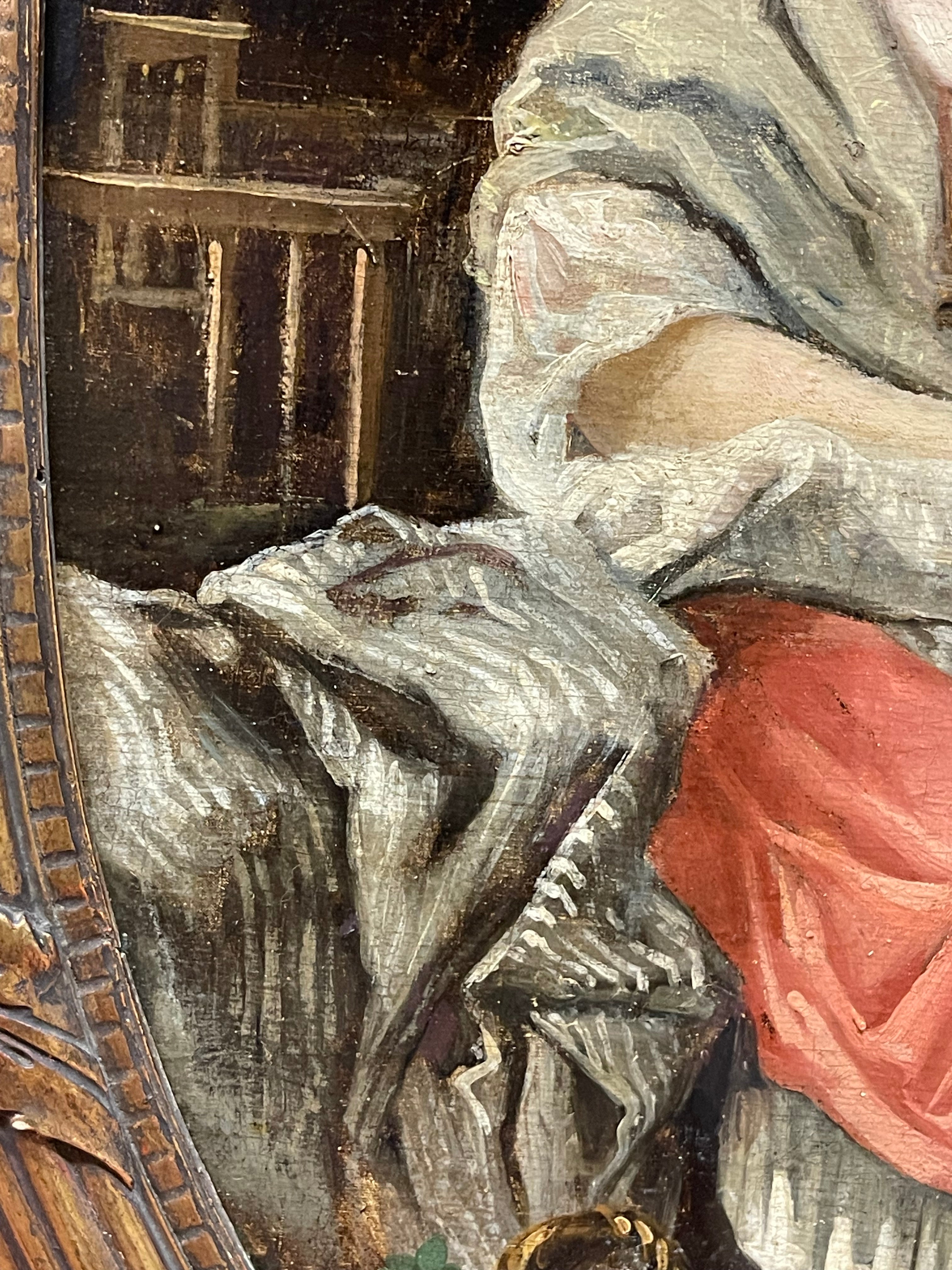A 19th Century French Oil on Canvas Painting