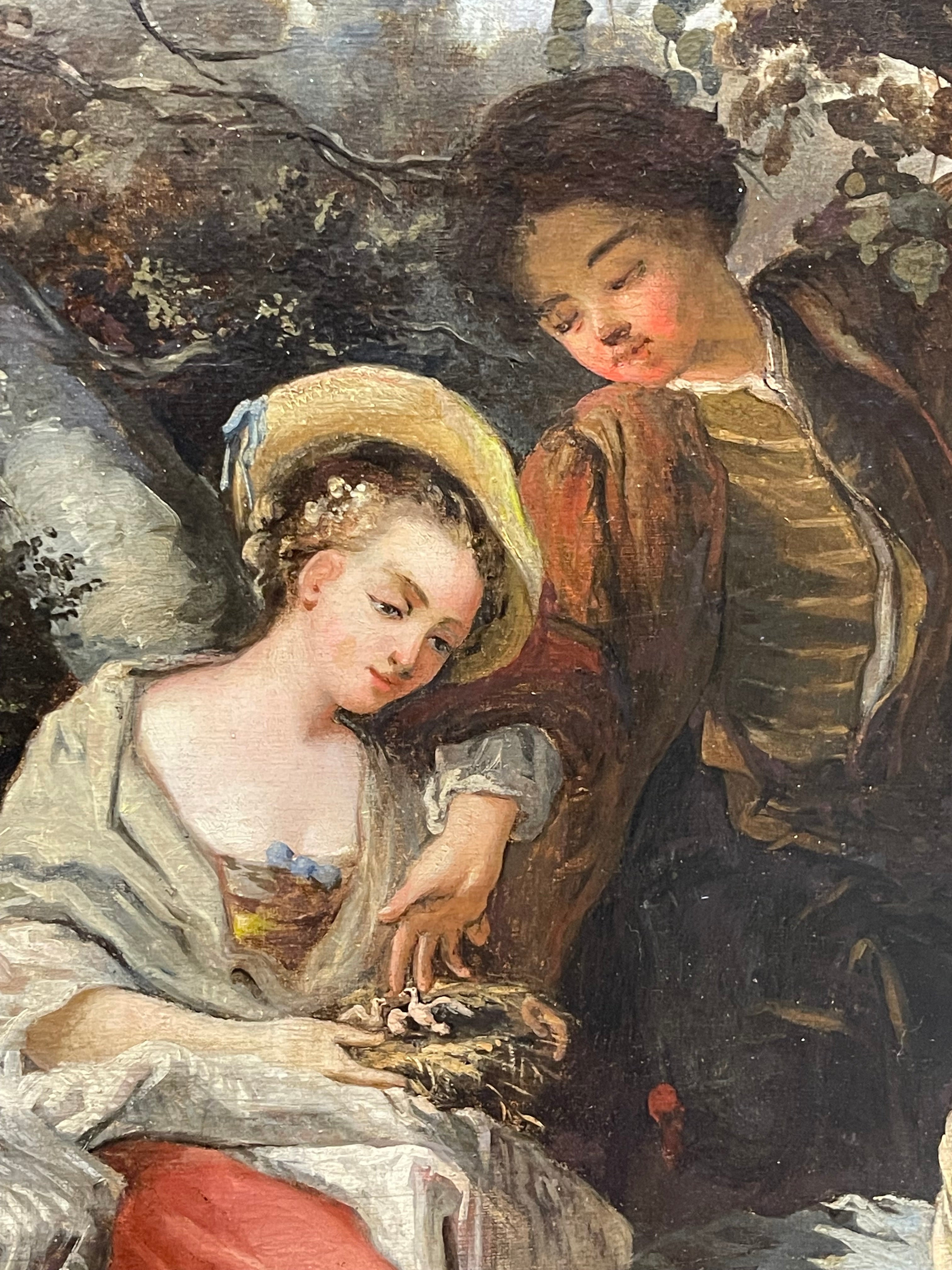 A 19th Century French Oil on Canvas Painting