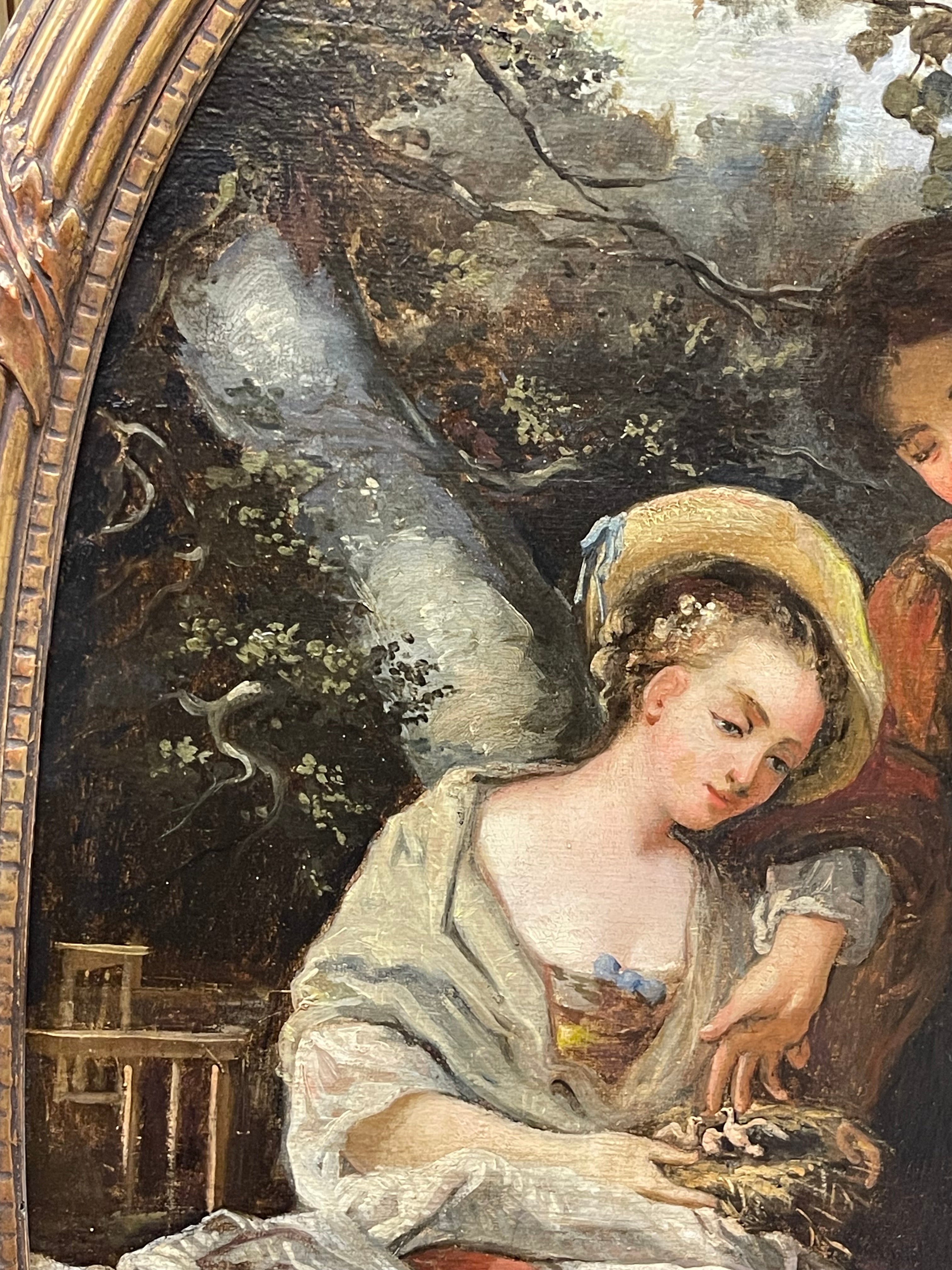 A 19th Century French Oil on Canvas Painting
