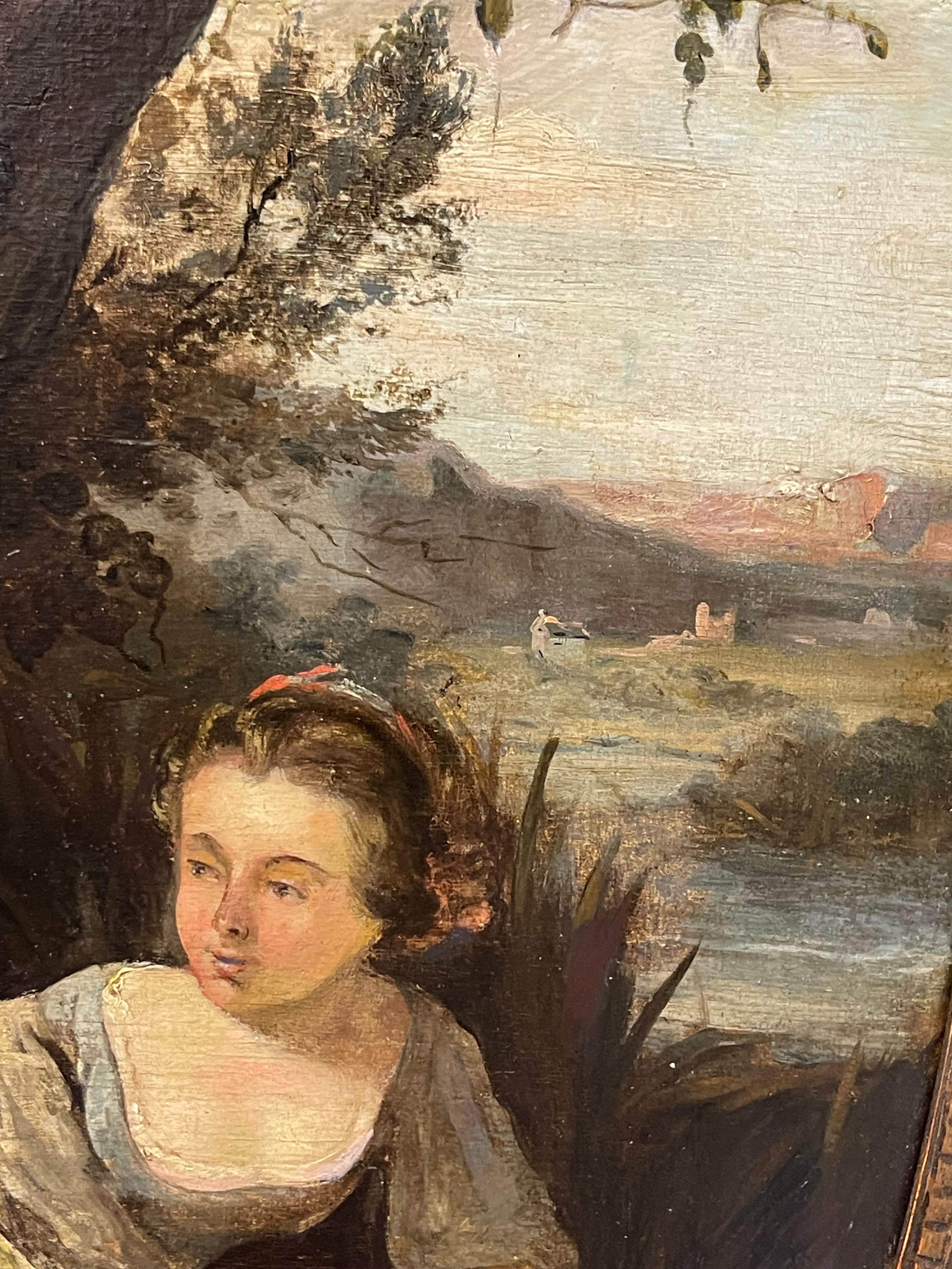 A 19th Century French Oil on Canvas Painting