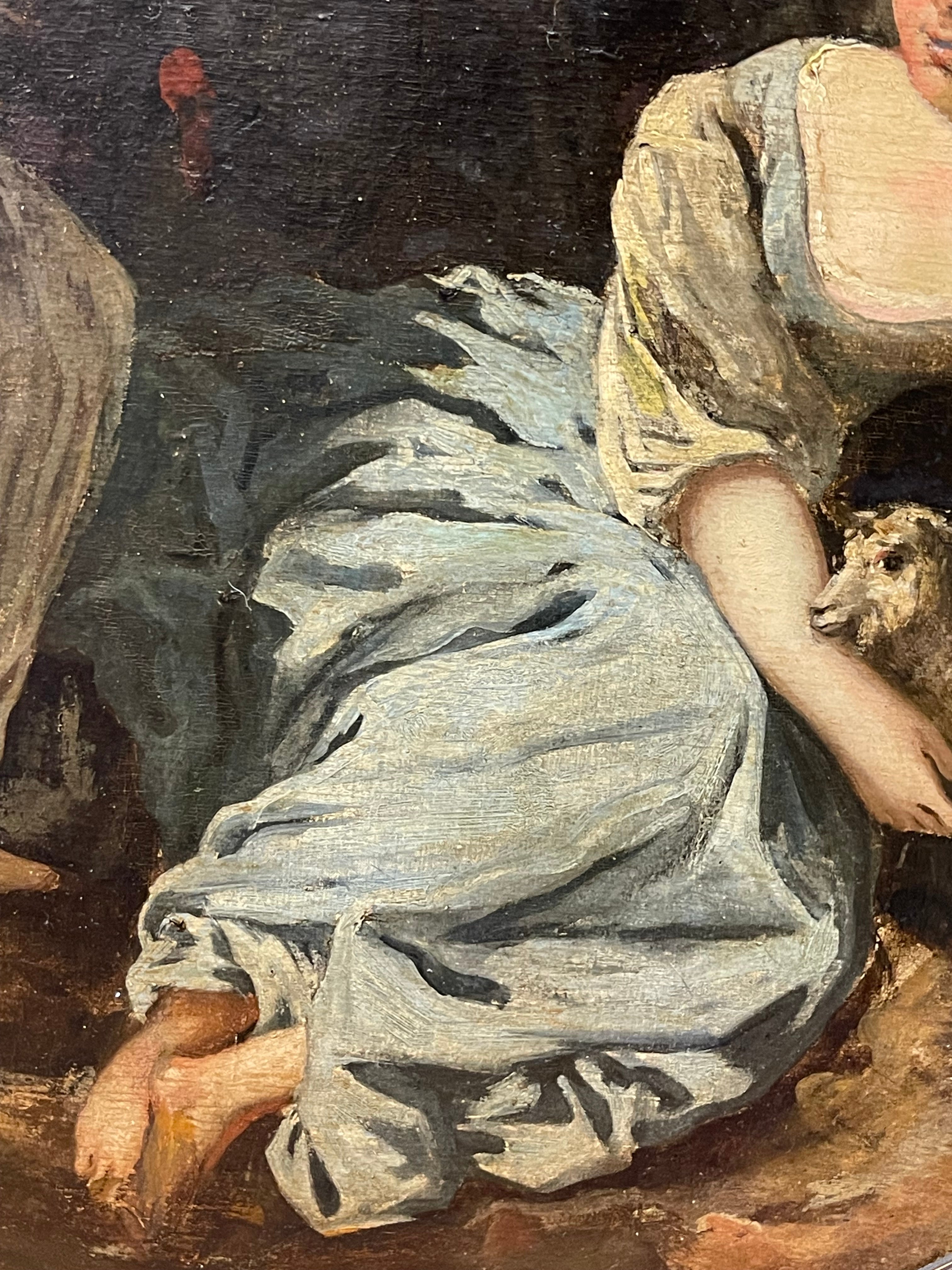 A 19th Century French Oil on Canvas Painting
