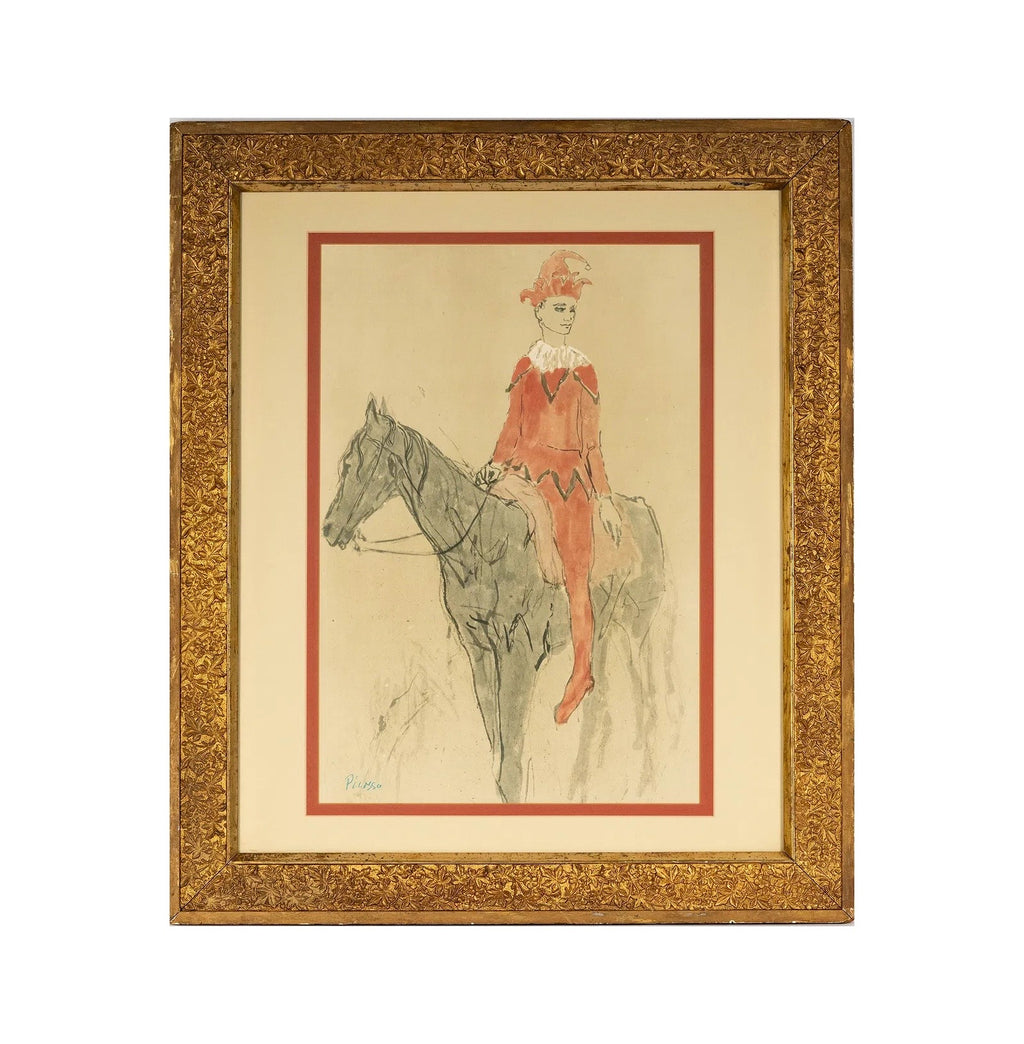 After Pablo Picasso (1881 - 1973): Harlequin on Horseback