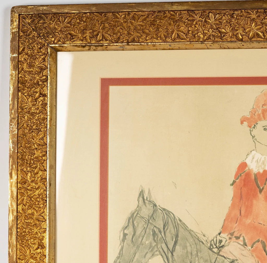 After Pablo Picasso (1881 - 1973): Harlequin on Horseback