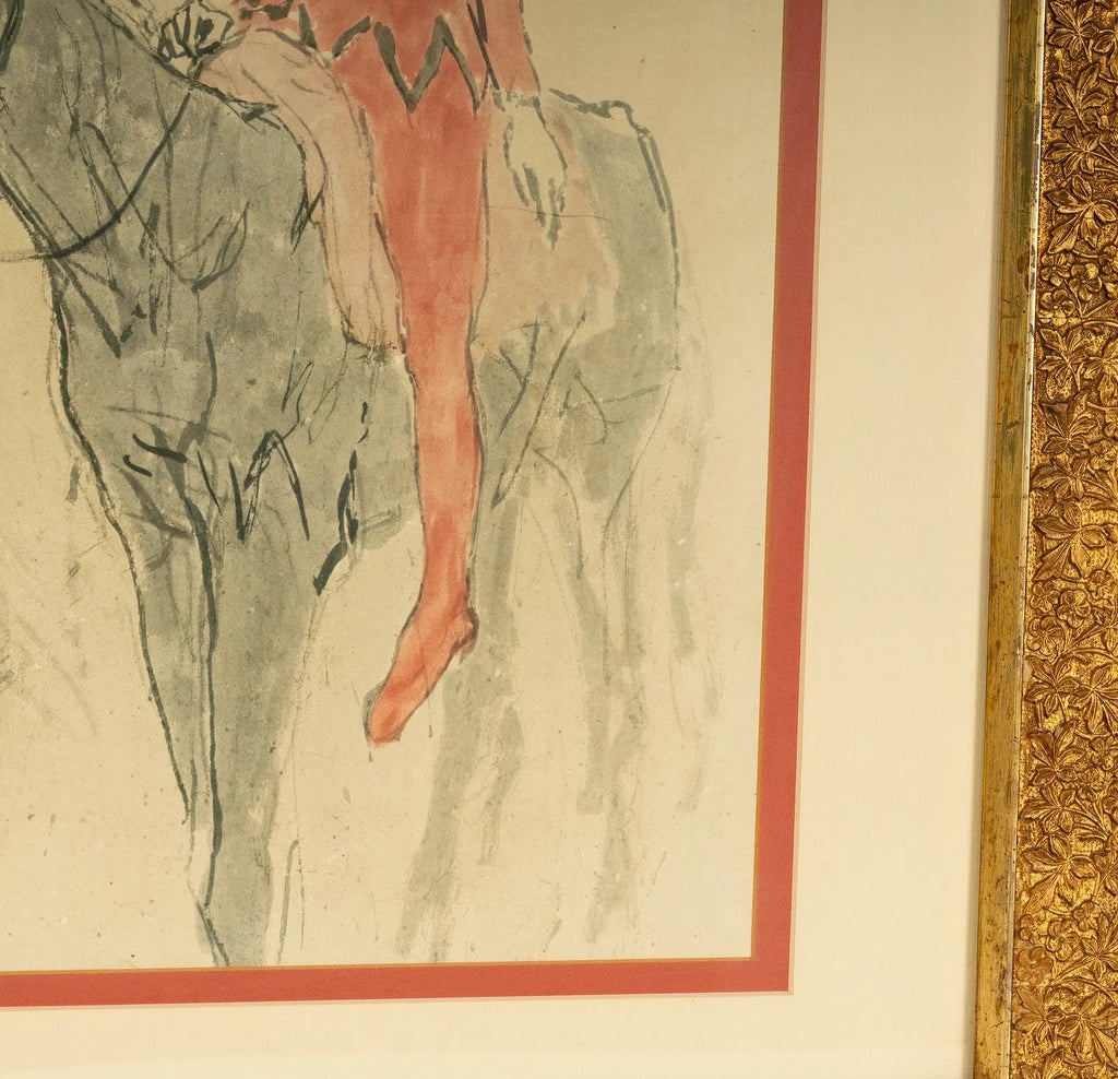 After Pablo Picasso (1881 - 1973): Harlequin on Horseback