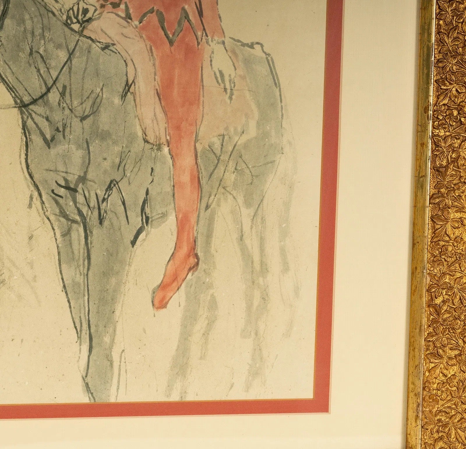 After Pablo Picasso (1881 - 1973): Harlequin on Horseback