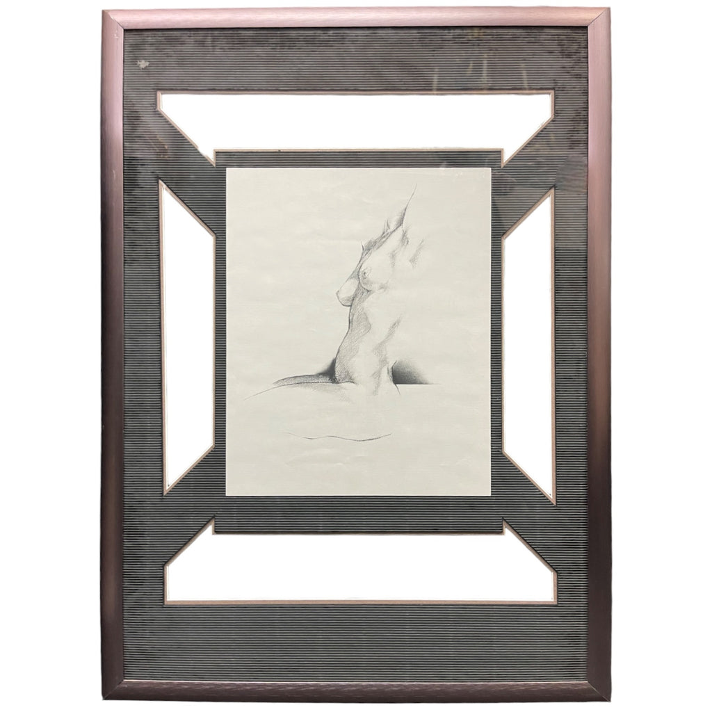 A Modern Drawing Study of a Torso