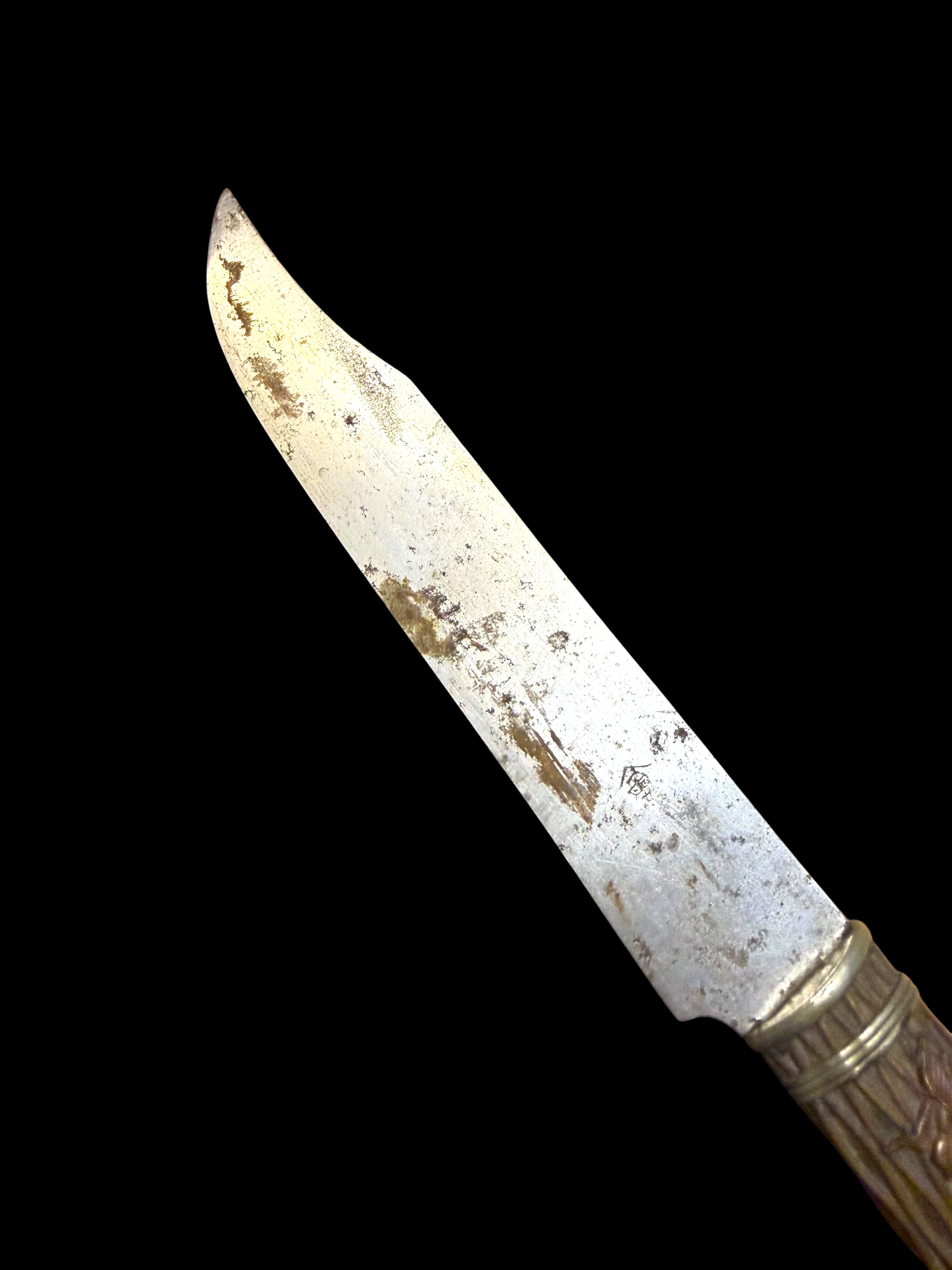 A Japanese Meiji Period Mixed Metal Knife