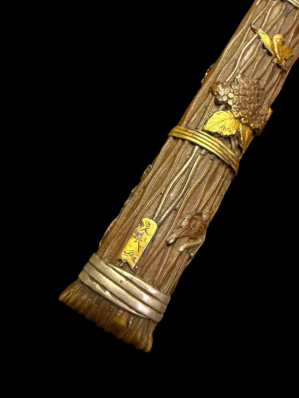 A Japanese Meiji Period Mixed Metal Knife