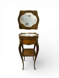 An Ormolu & Sevres Porcelain Mounted Table By Henry Dasson