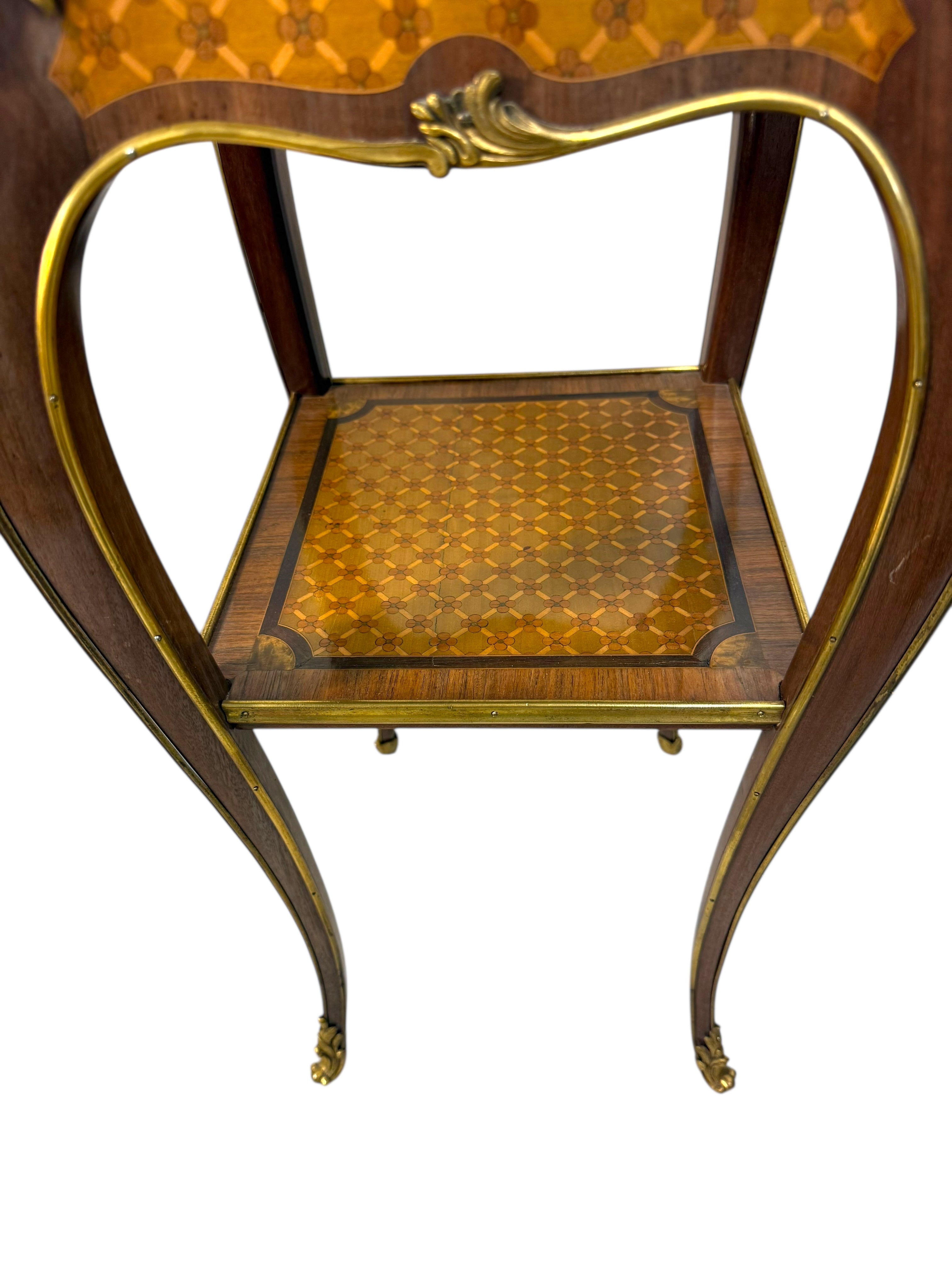 An Ormolu & Sevres Porcelain Mounted Table By Henry Dasson
