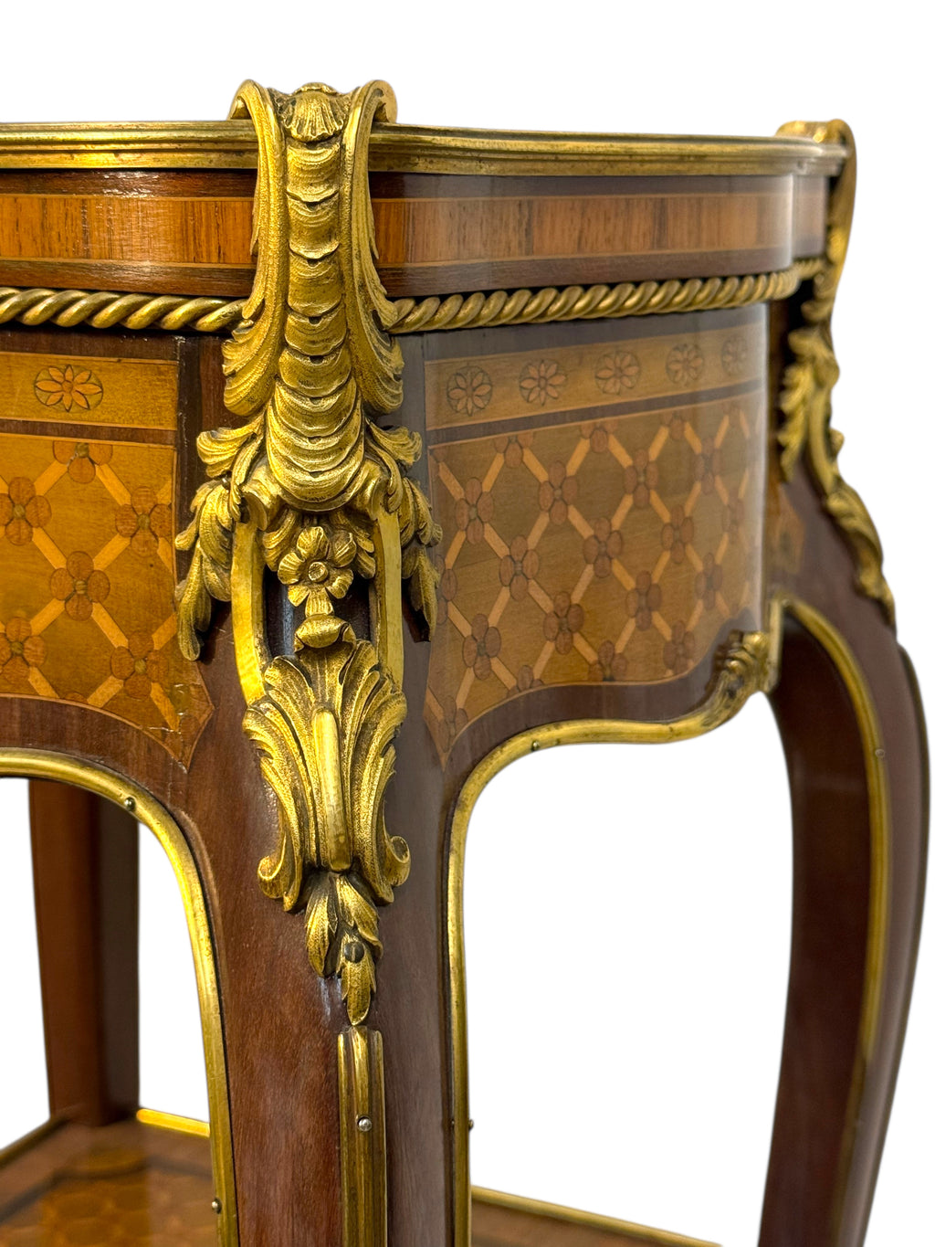An Ormolu & Sevres Porcelain Mounted Table By Henry Dasson