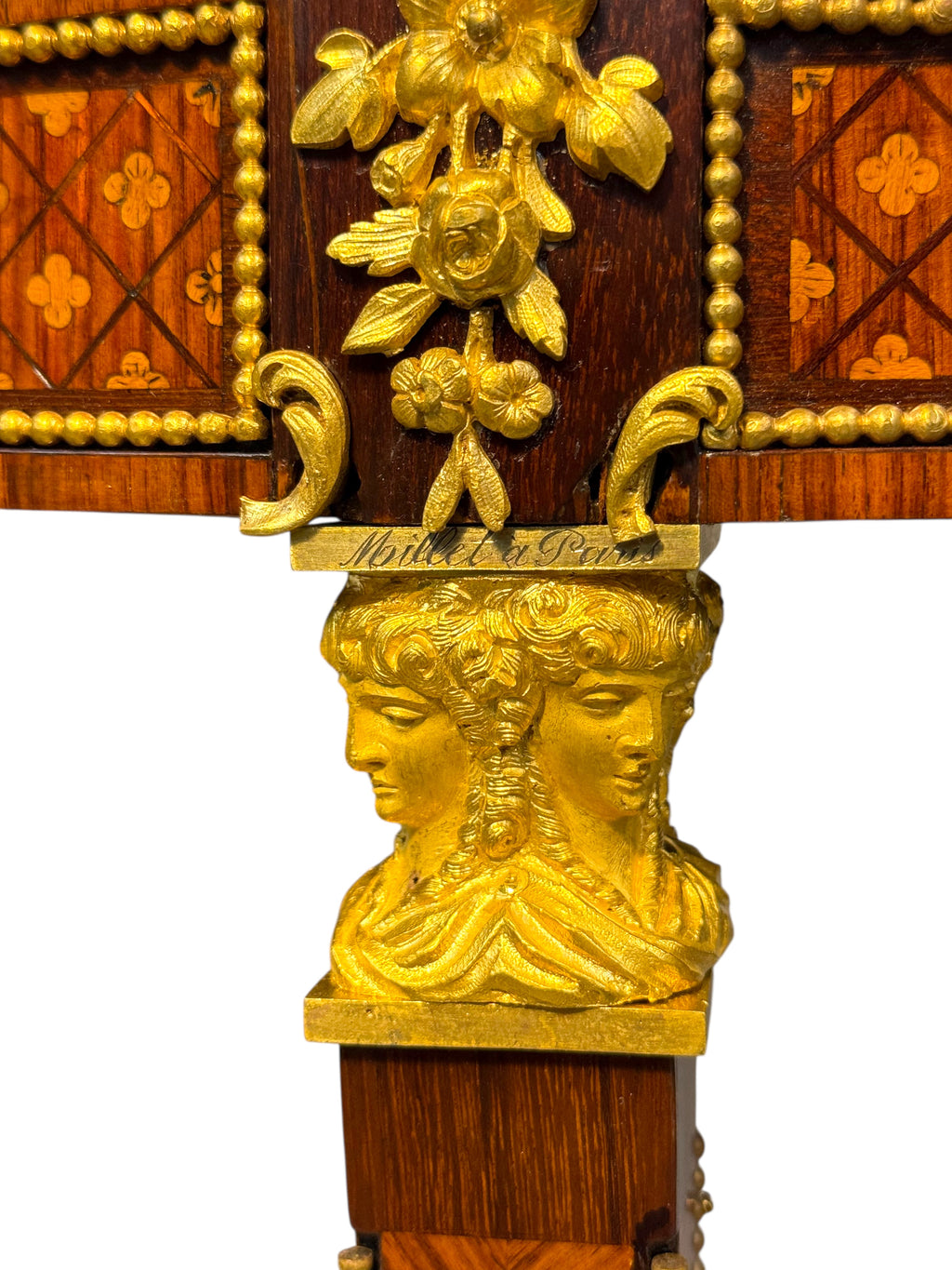 An Exceptional Ormolu & Porcelain mounted table by Maison Millet