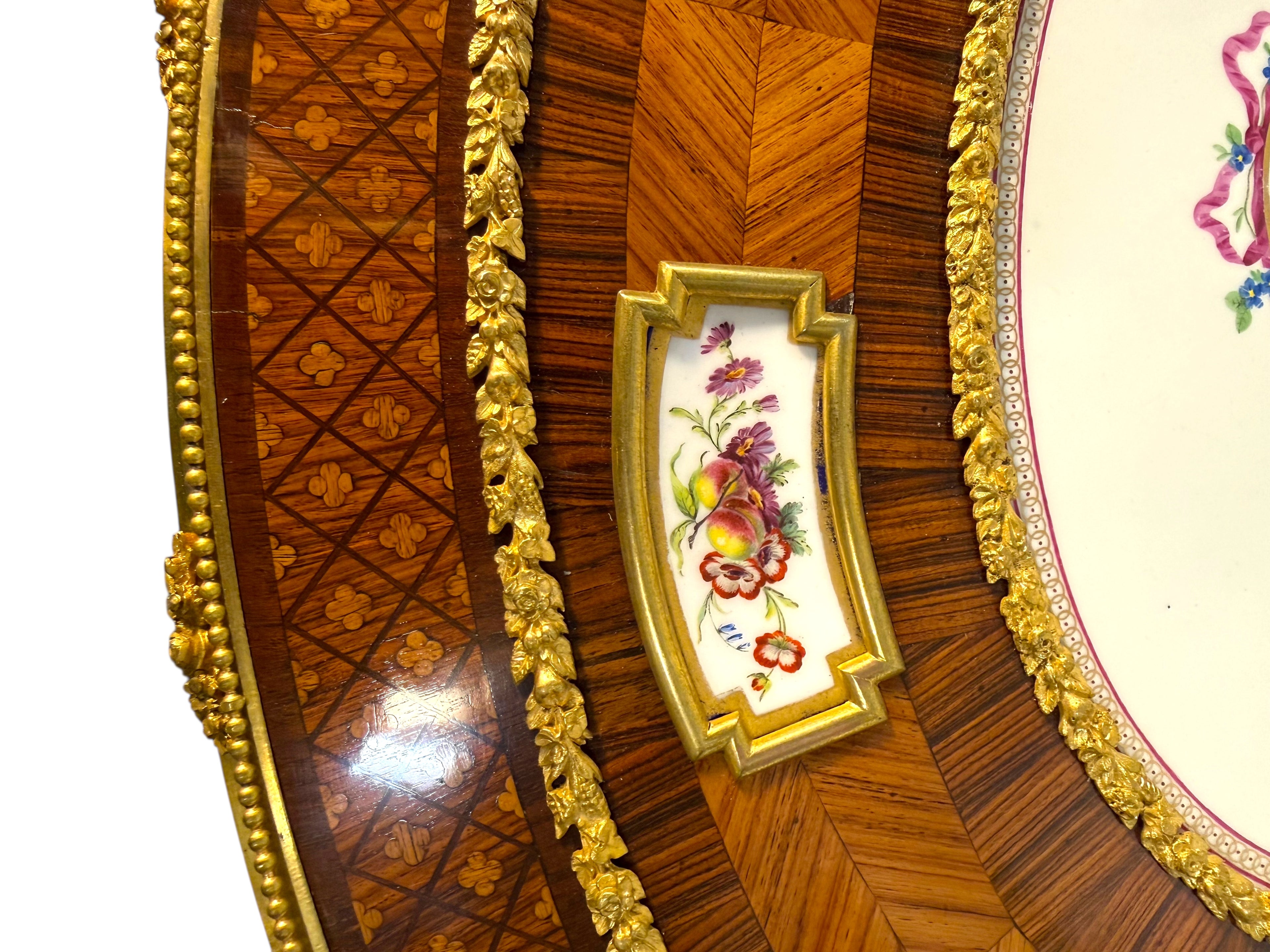 An Exceptional Ormolu & Porcelain mounted table by Maison Millet