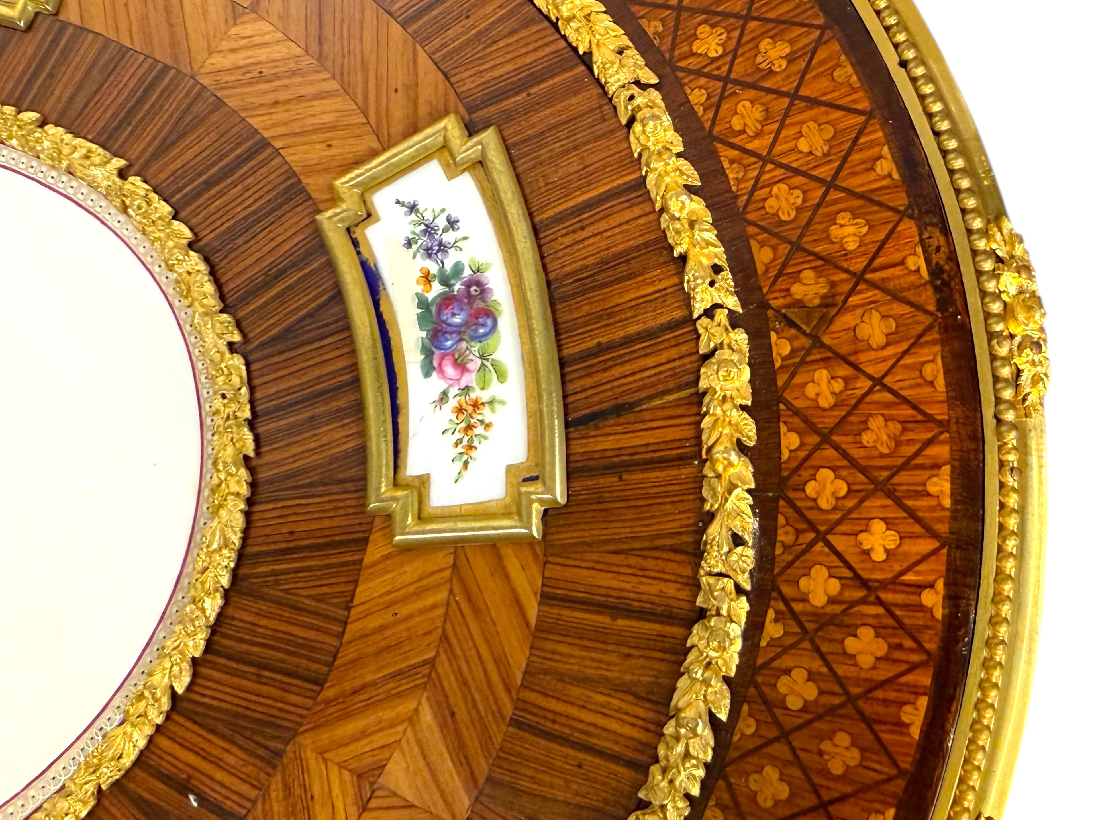 An Exceptional Ormolu & Porcelain mounted table by Maison Millet