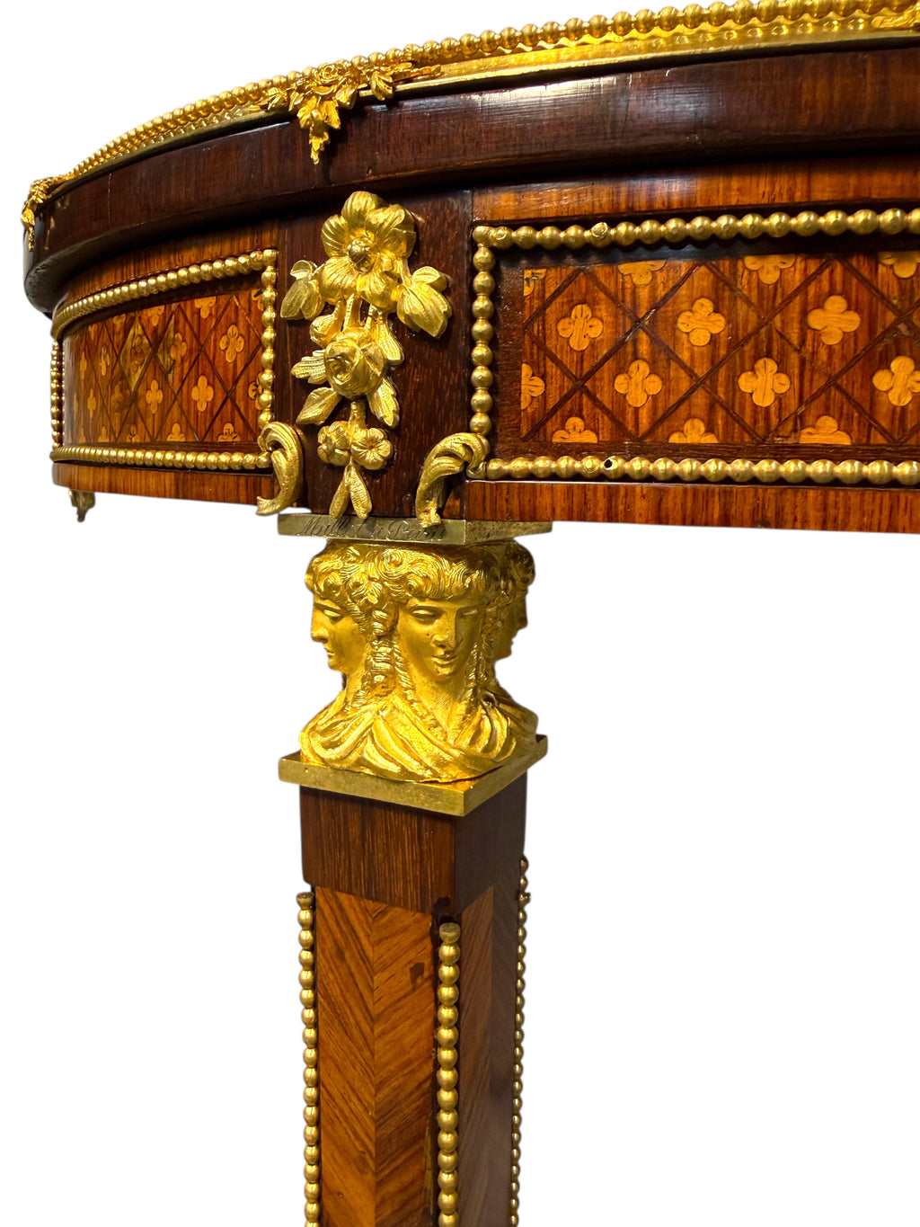 An Exceptional Ormolu & Porcelain mounted table by Maison Millet