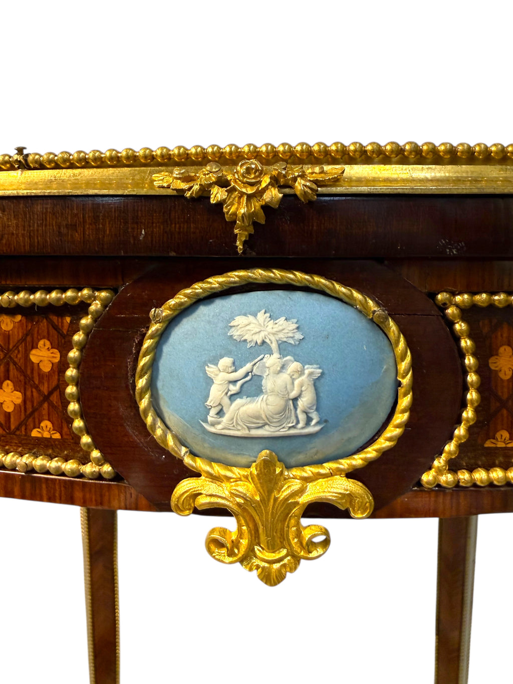 An Exceptional Ormolu & Porcelain mounted table by Maison Millet