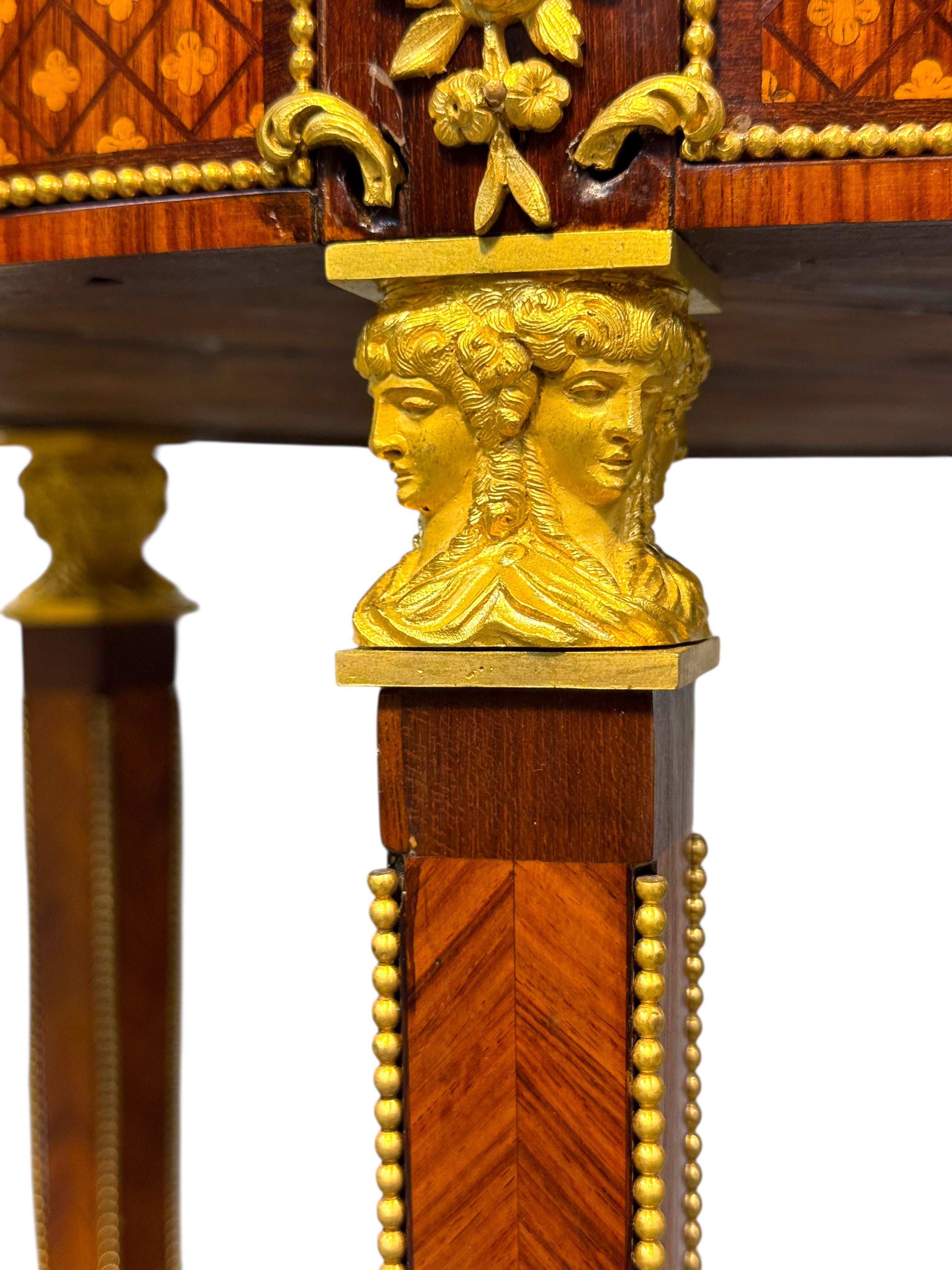 An Exceptional Ormolu & Porcelain mounted table by Maison Millet