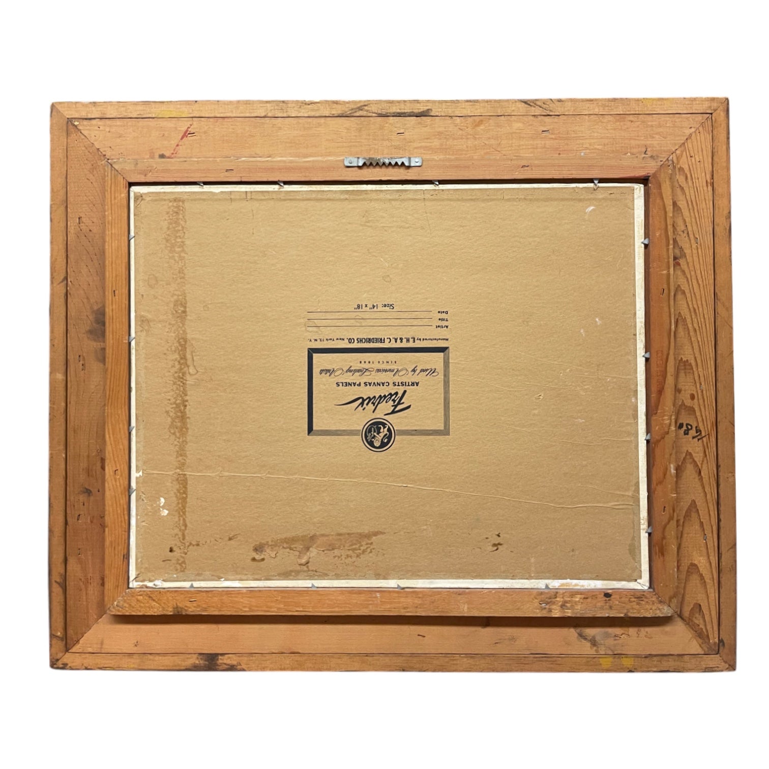 An Impressionist Oil on Canvas of a Lake Reflection By Walter A. Bailey