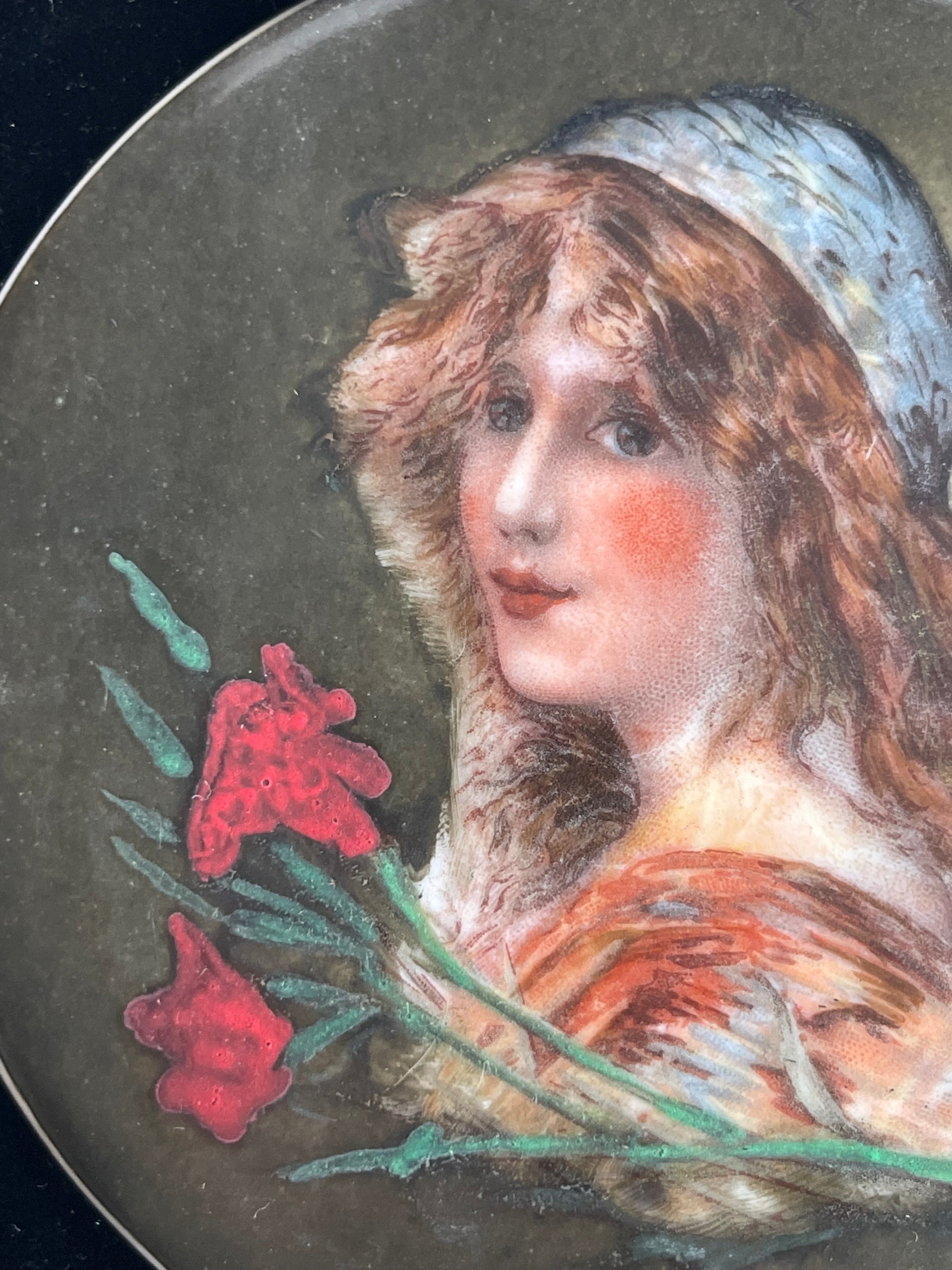 A German Royal Vienna Style Porcelain Plaque