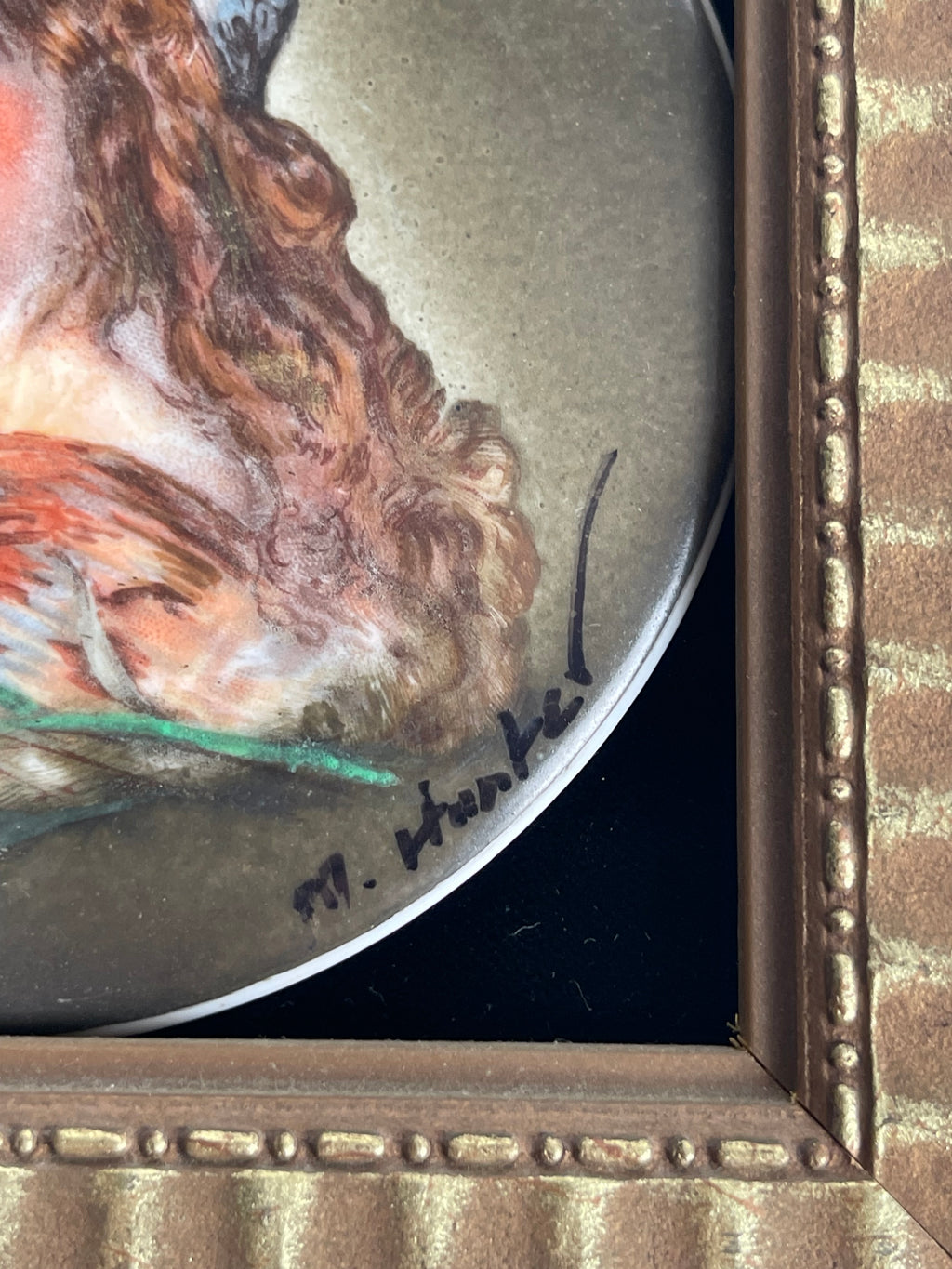 A German Royal Vienna Style Porcelain Plaque