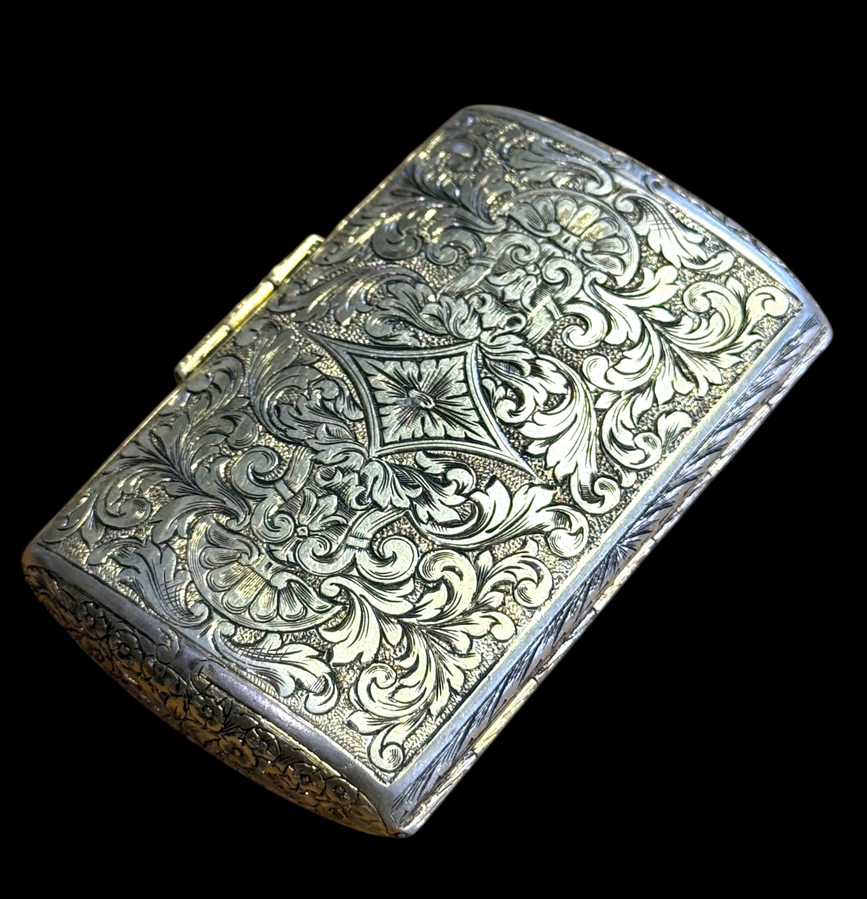 An Austrian Enamel Gilt silver Vanity Box