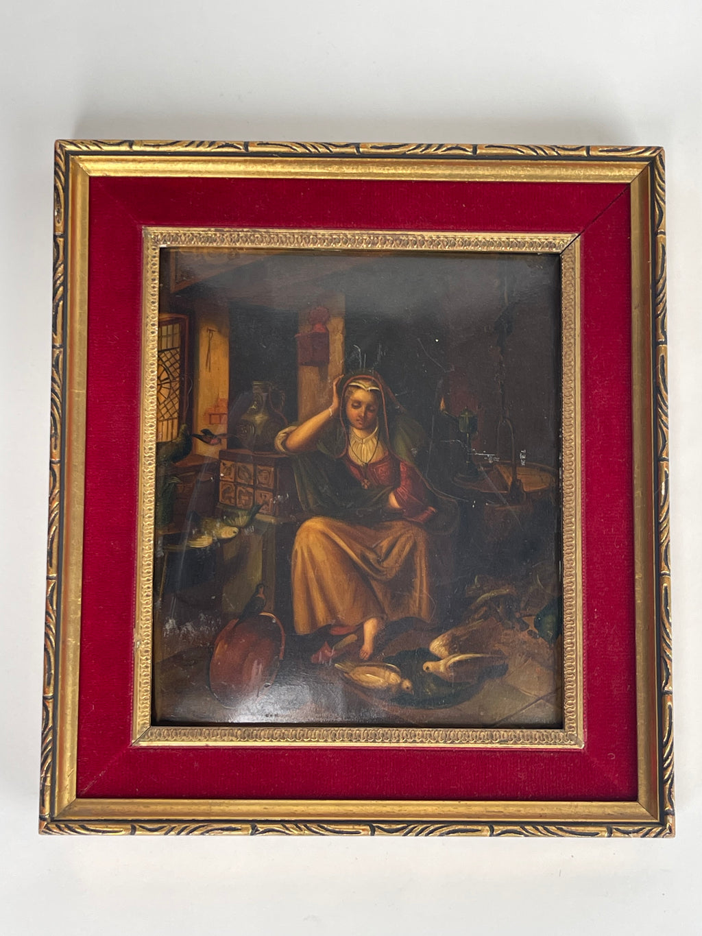19th Century French Oil On Copper Painting