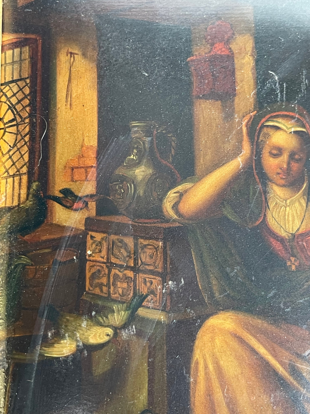 19th Century French Oil On Copper Painting