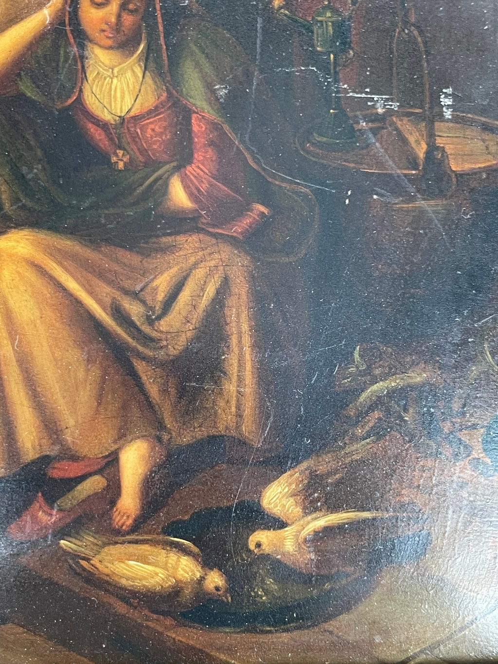 19th Century French Oil On Copper Painting