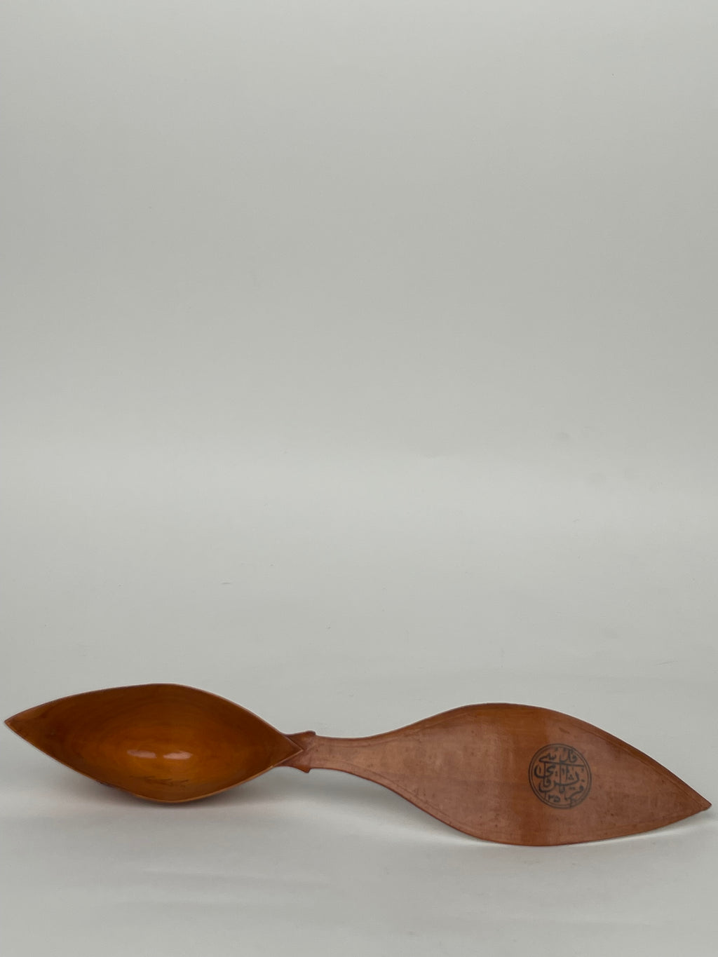 A Persian Qajar Hand Carved Wooden Sherbet Spoon, Circa 1880