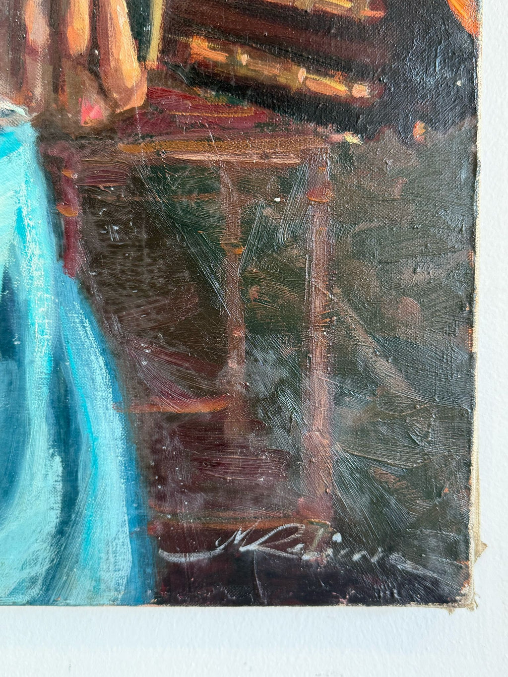 A 20th Century Oil on Canvas by Marc Rebierre