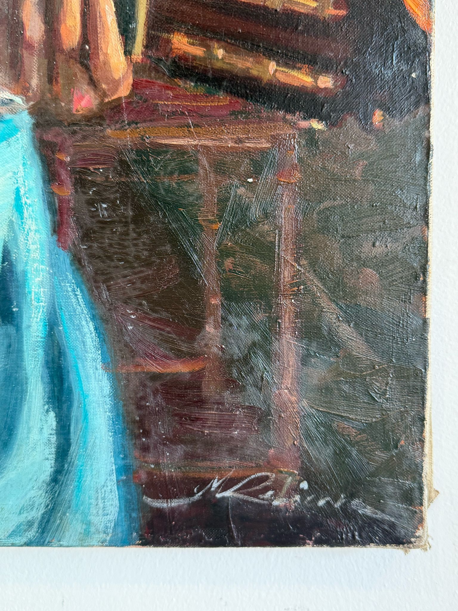 A 20th Century Oil on Canvas by Marc Rebierre