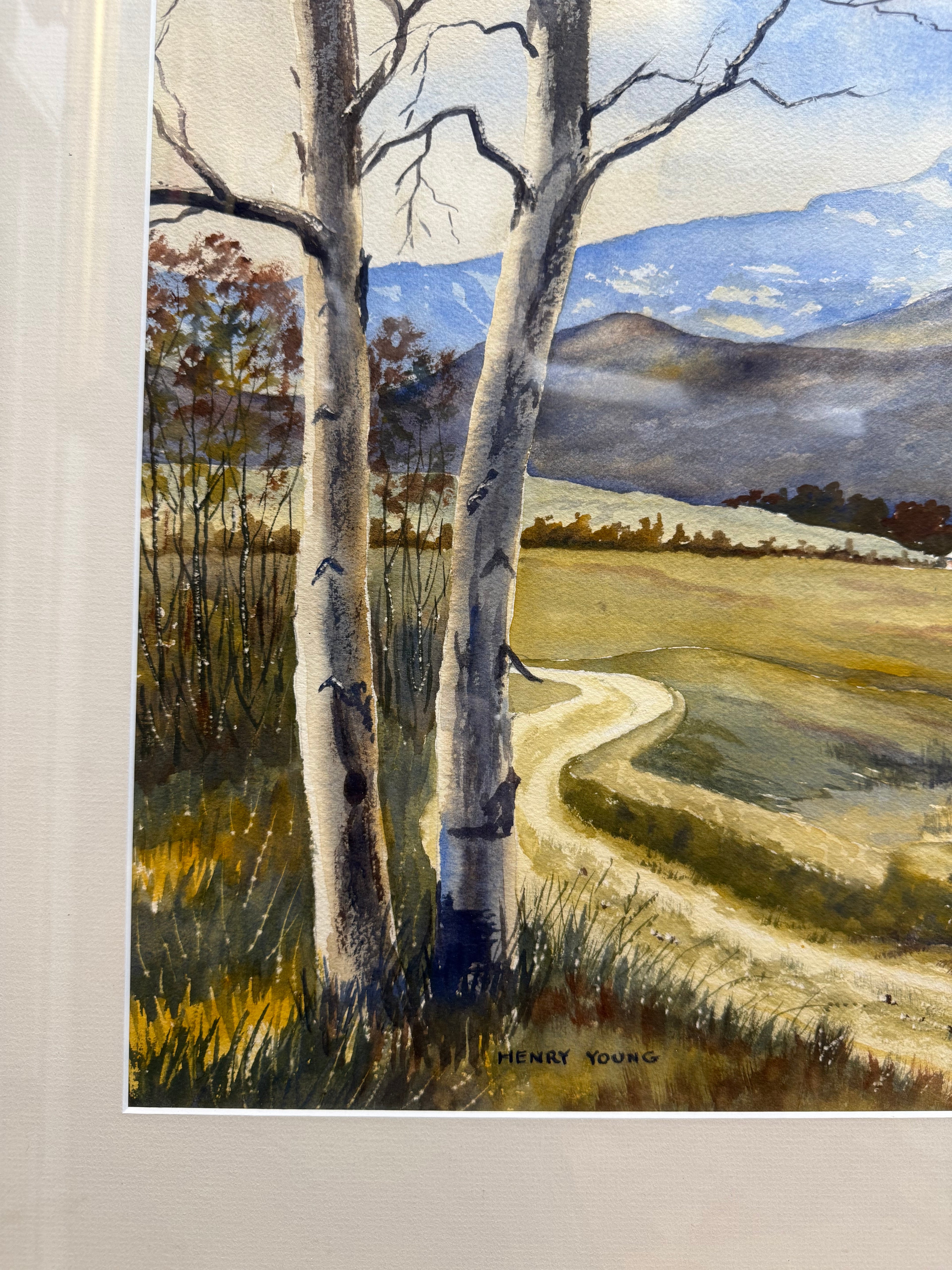 A Watercolor on Paper Painting by Henry Young (American 20th Century)