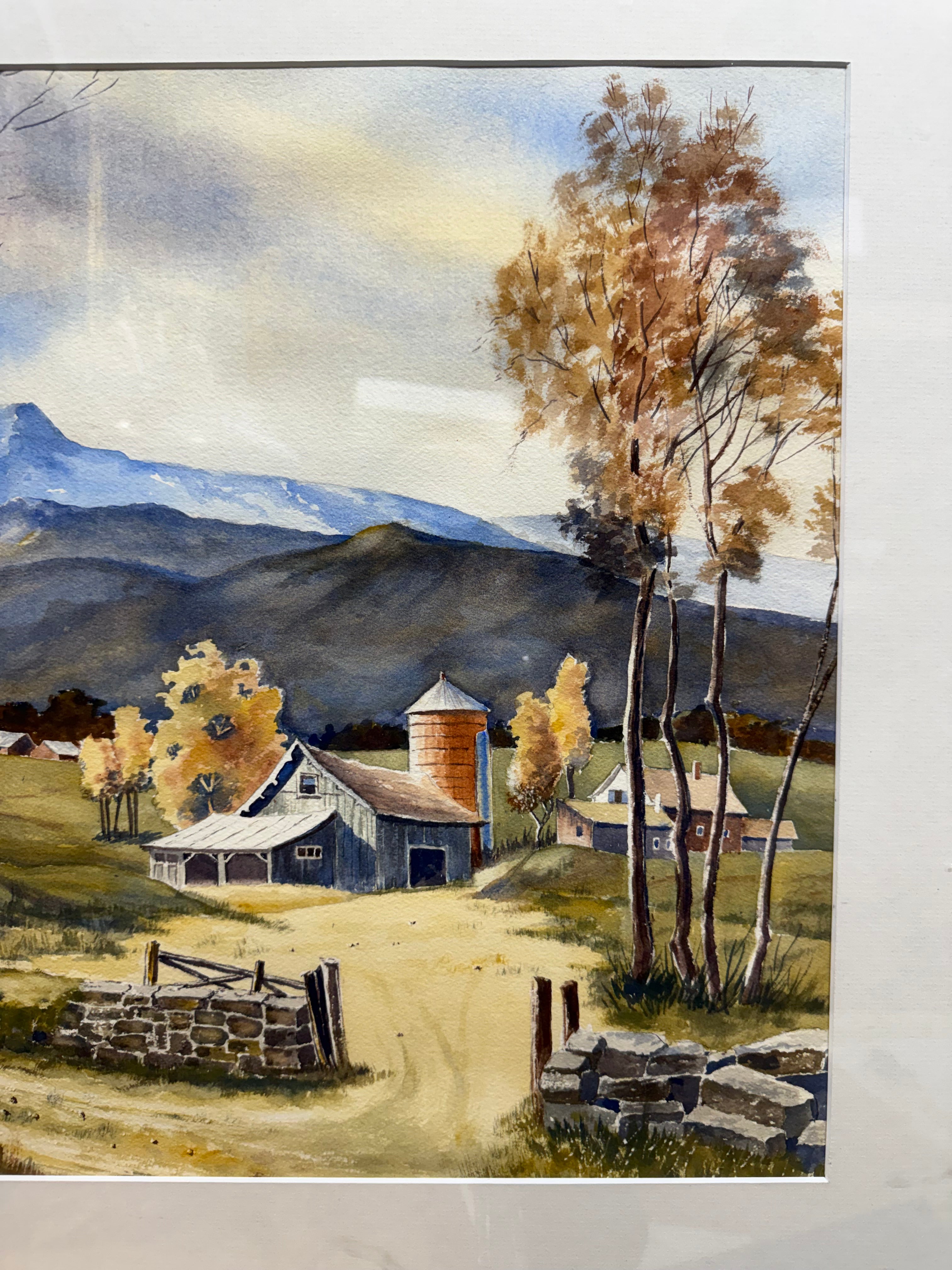 A Watercolor on Paper Painting by Henry Young (American 20th Century)