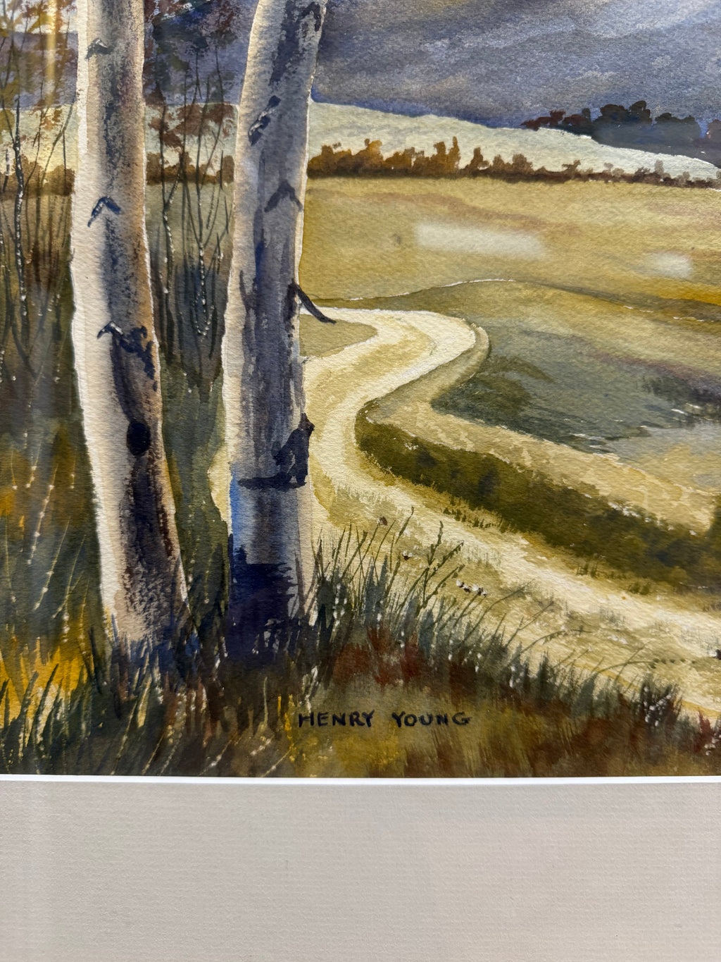 A Watercolor on Paper Painting by Henry Young (American 20th Century)